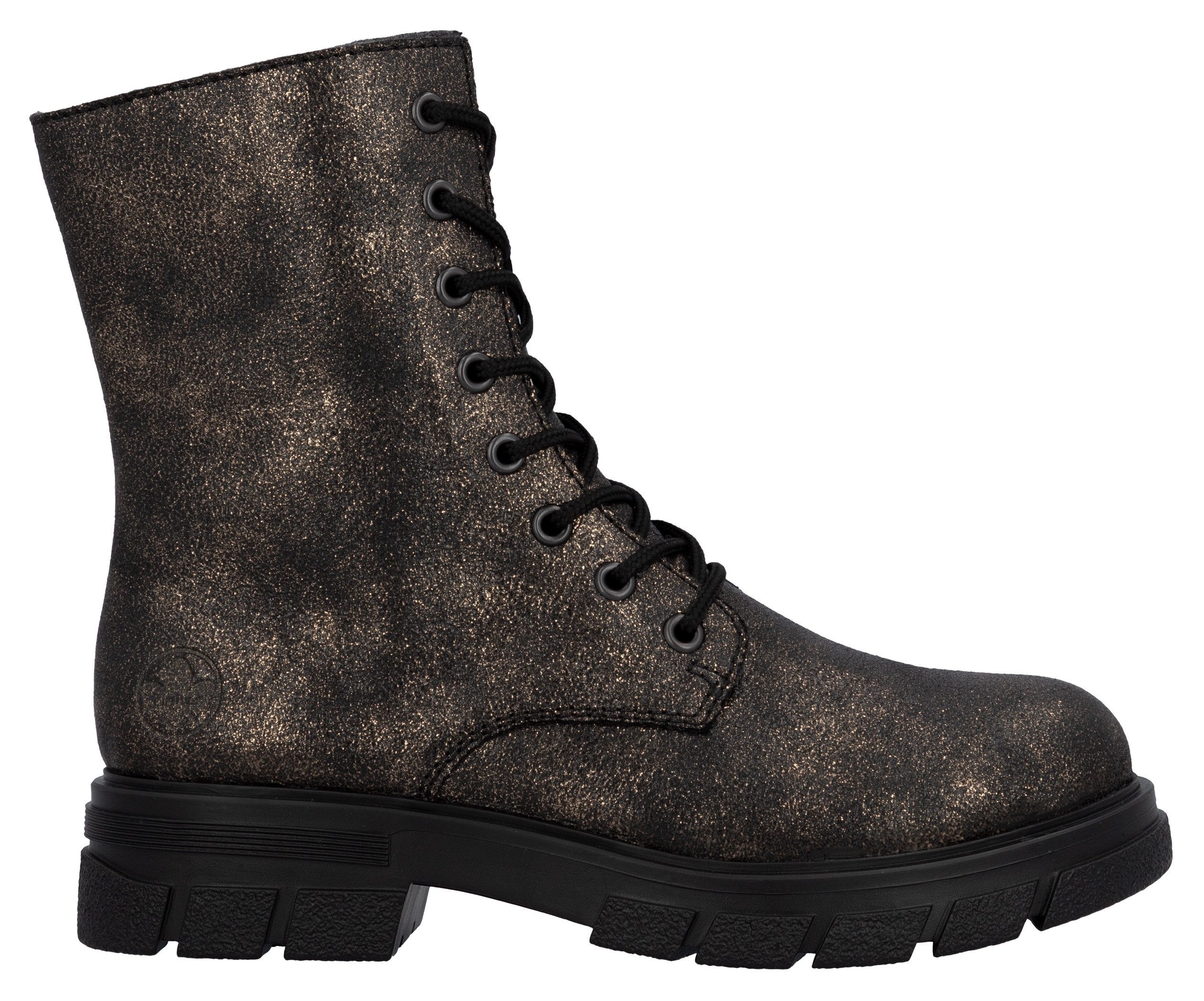 Rieker Veterschoenen enkellaars, hakken, met extra binnenrits
