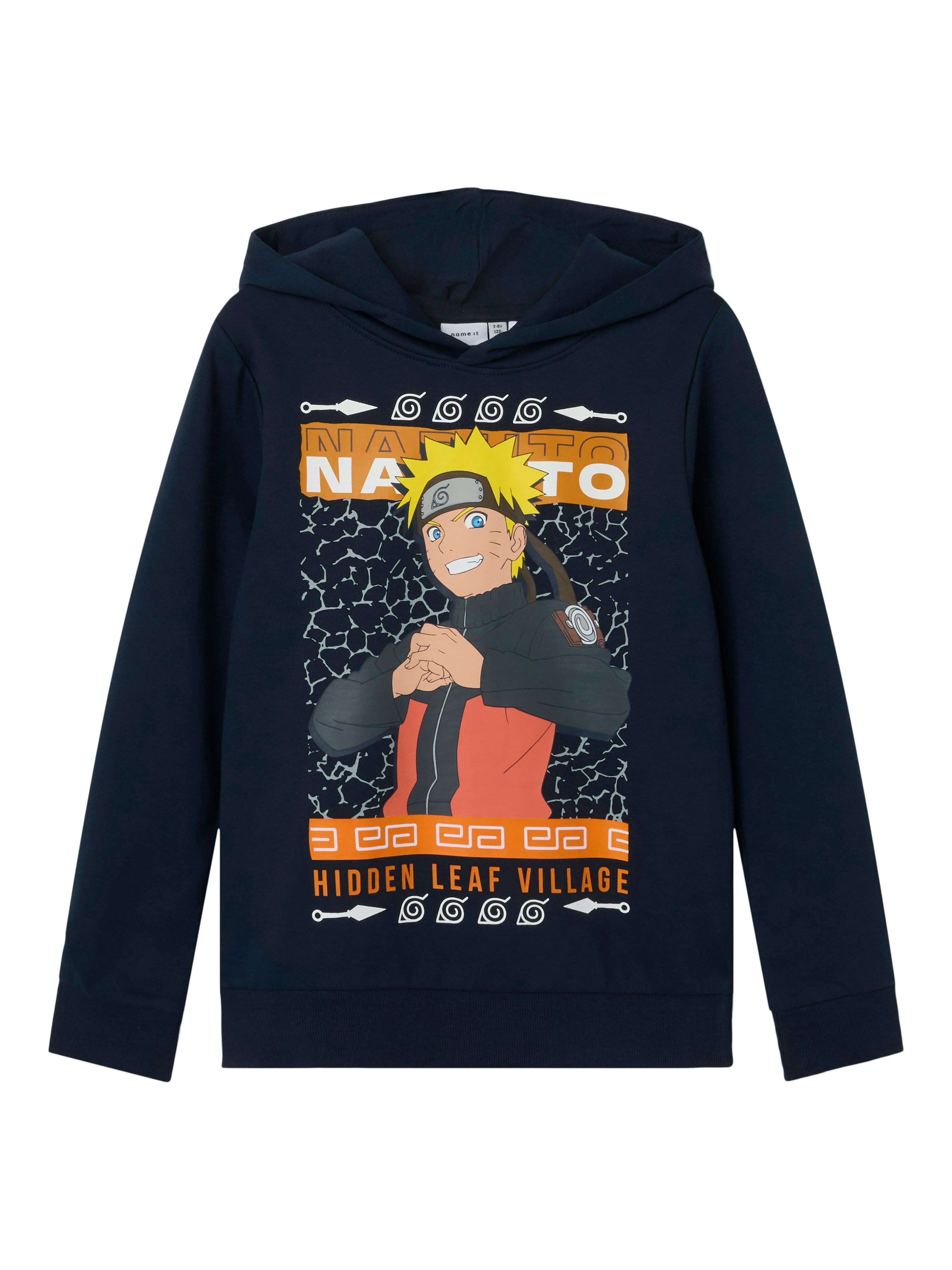 Name It Sweatshirt NKMJAKARI NARUTO SWEAT WH BRU NOOS BIO