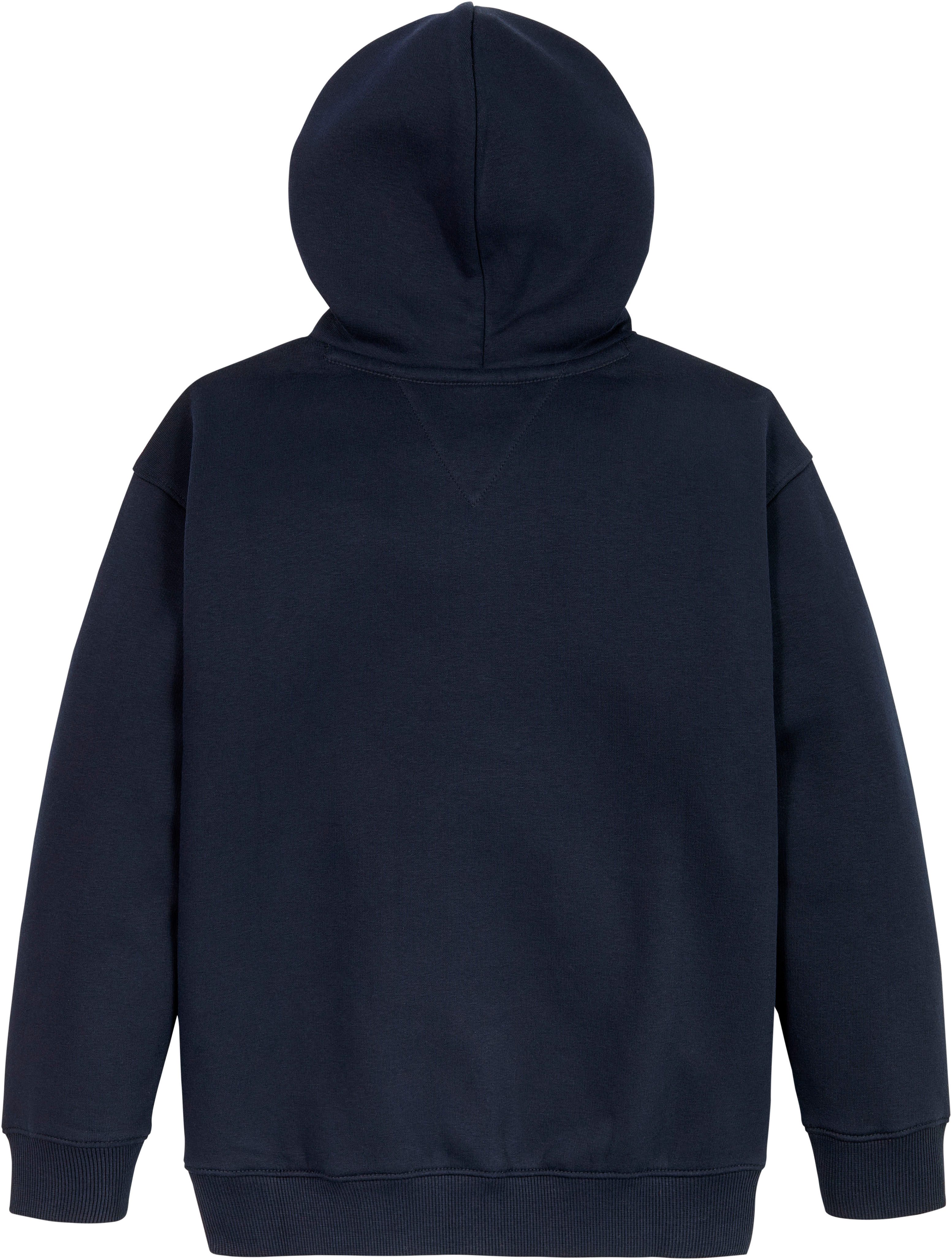 Tommy Hilfiger Hoodie U TIMELESS FLEECE HOODIE Kinderen tot 16 jaar met logostiksel