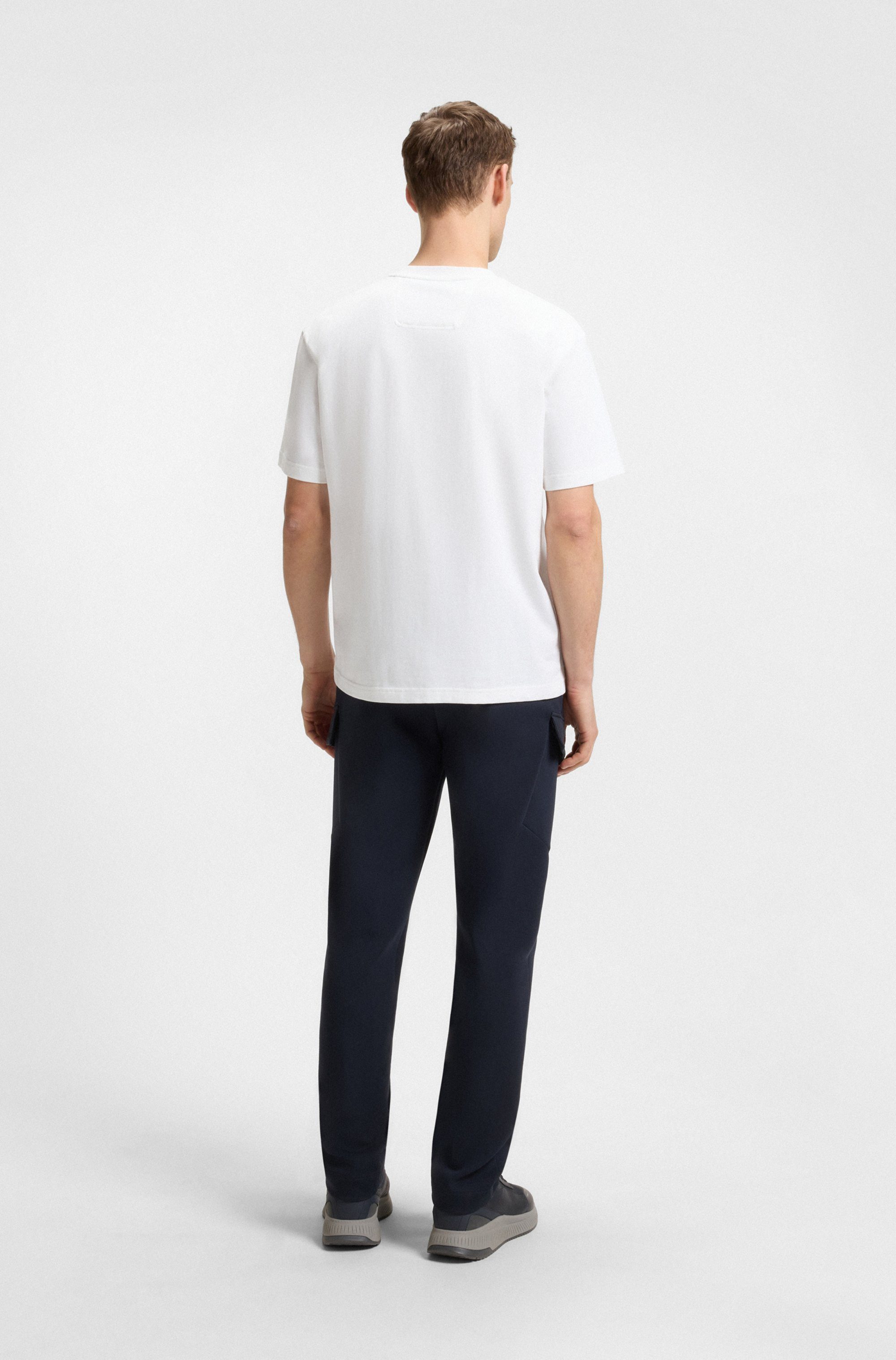 BOSS GREEN T-shirt Thee met een ronde hals