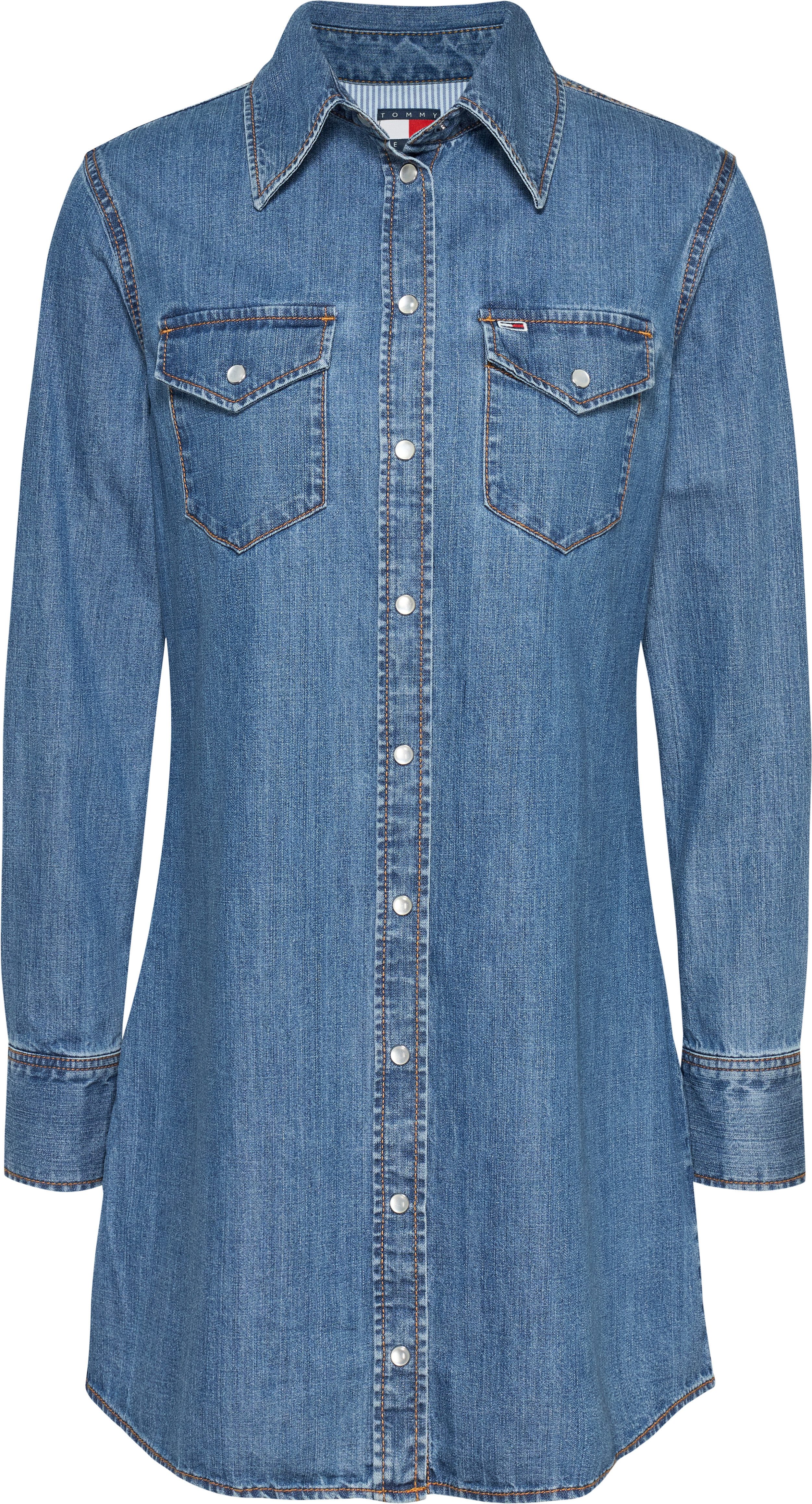TOMMY JEANS jurk REGULAR WESTERN DRESS