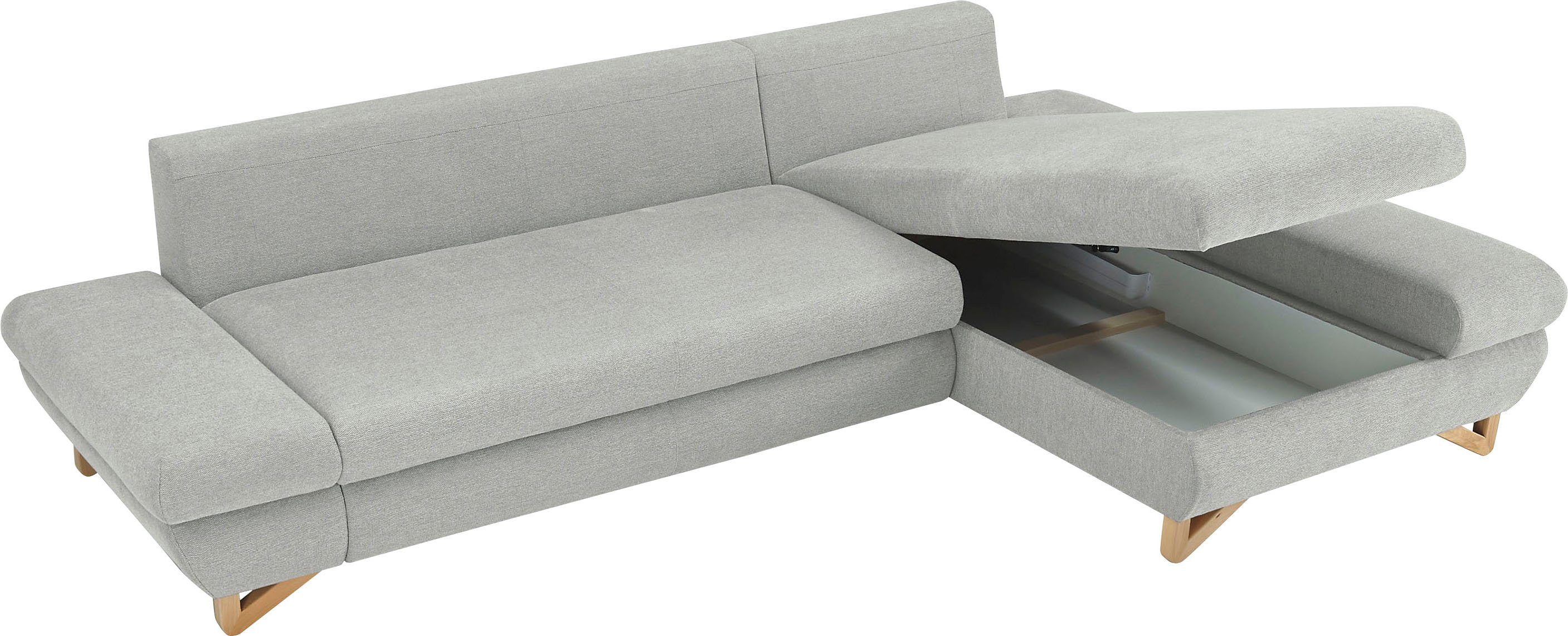 INOSIGN Slaapbank City/Giron comfortabele slaapbank (ligoppervlak 245 x 138 cm) en bedlade