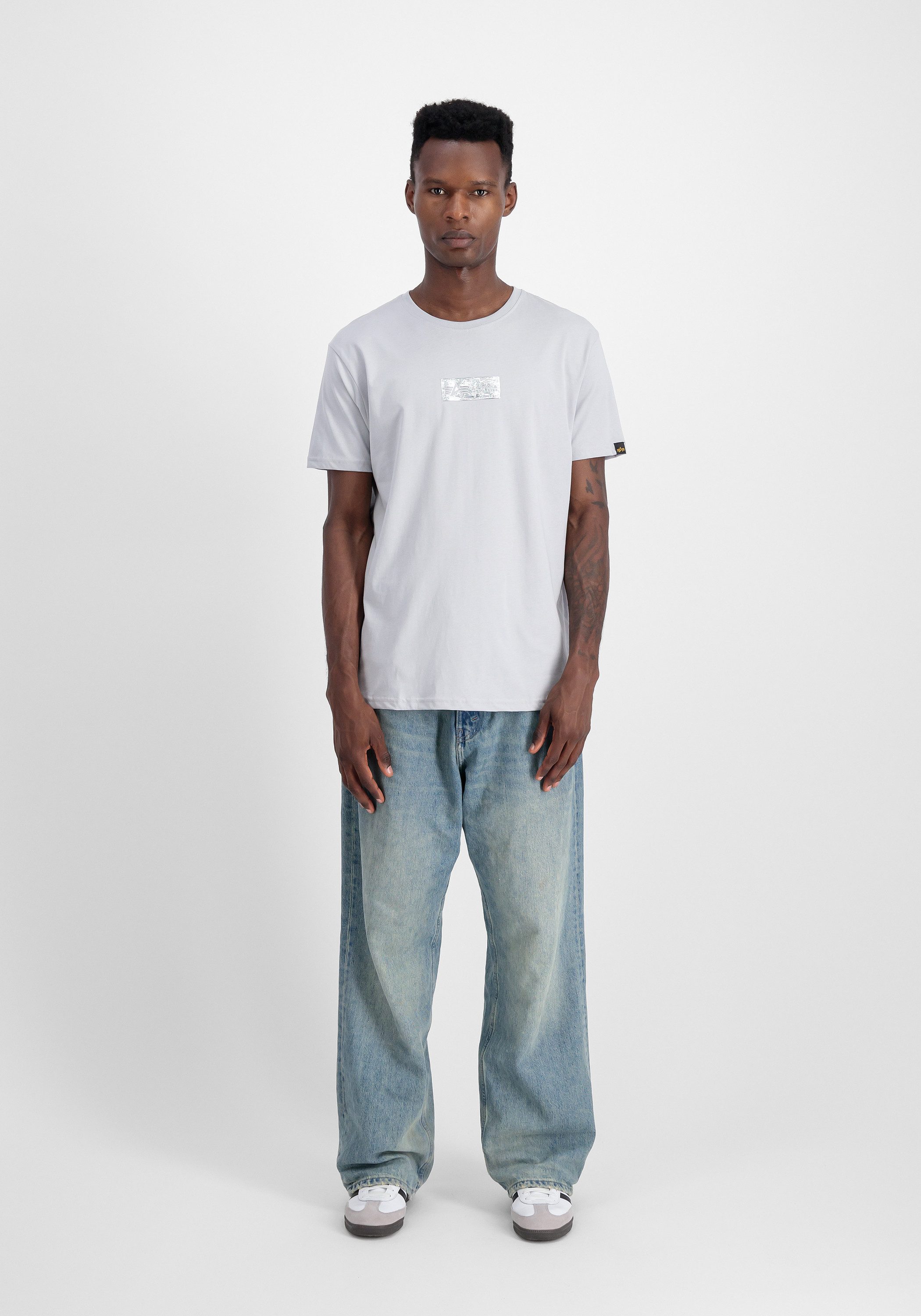 Alpha Industries T-shirt Men T-Shirts Metal Plate T