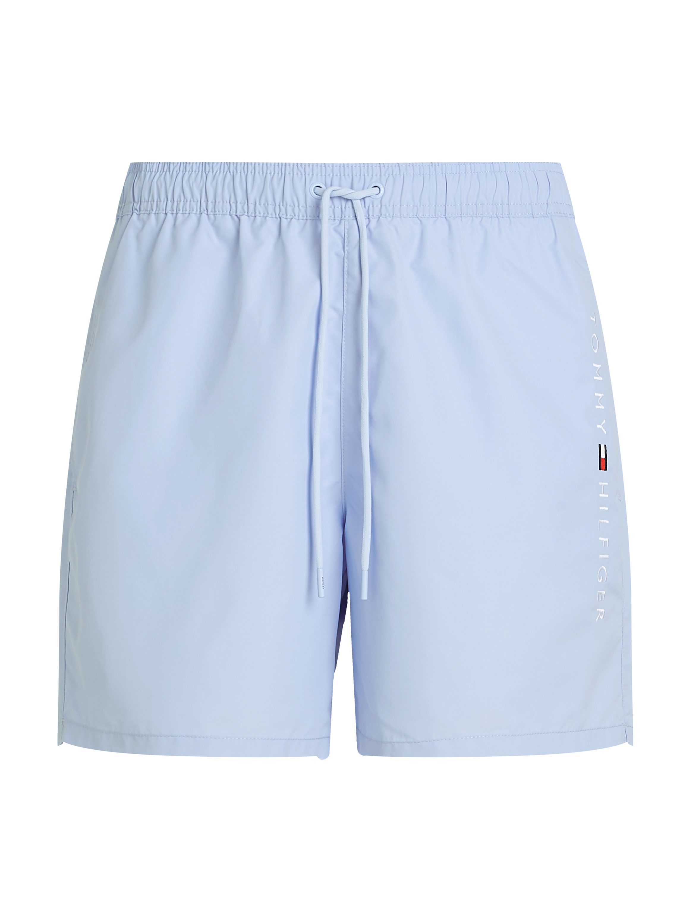 Tommy Hilfiger Swimwear Zwemshort MEDIUM DRAWSTRING met logoborduring op de heup