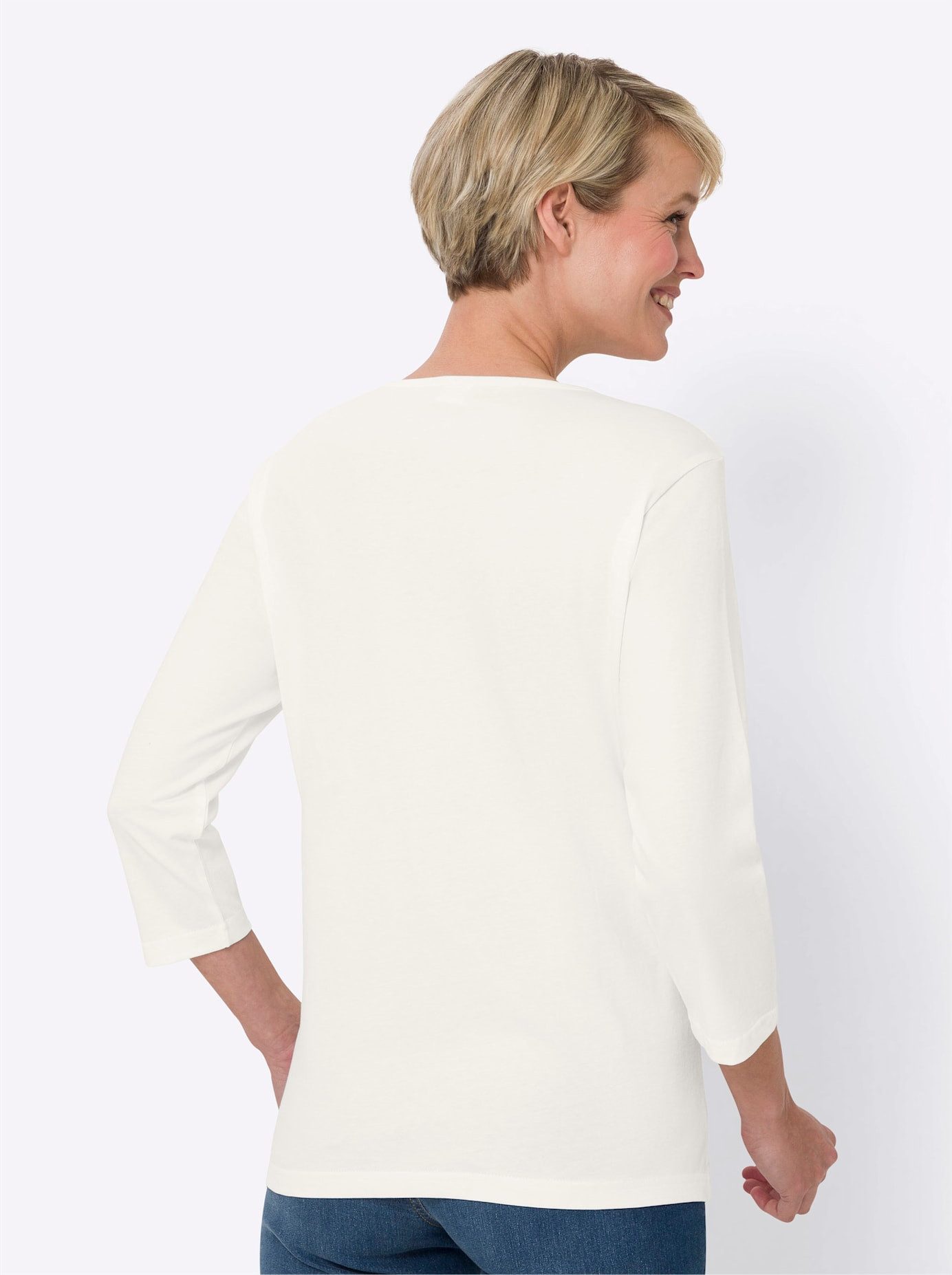 Classic Basics Shirt met 3/4 mouwen Shirt met 3/4-mouwen (1-delig)