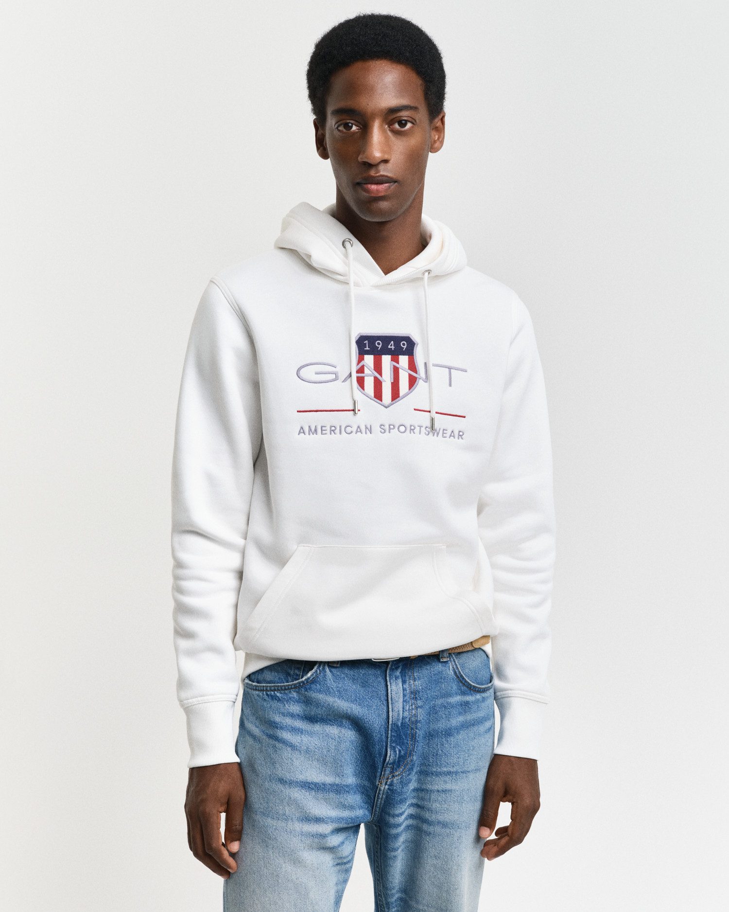 Gant Hoodie REG ARCHIVE SHIELD HOODIE met modieuze logo-borduursel op de borst
