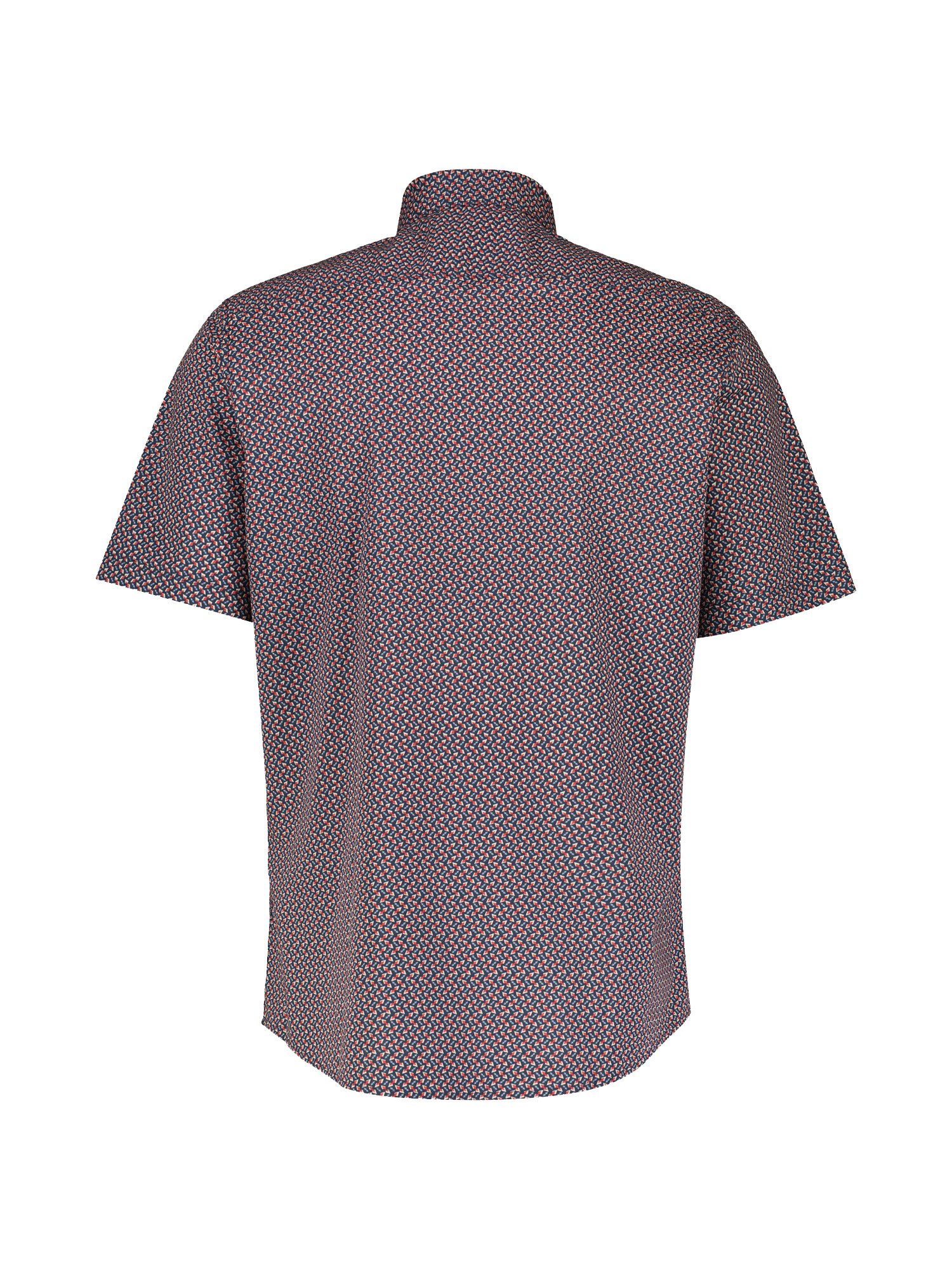 Lerros Overhemd met korte mouwen LERROS korte mouw overhemd met geometrische print