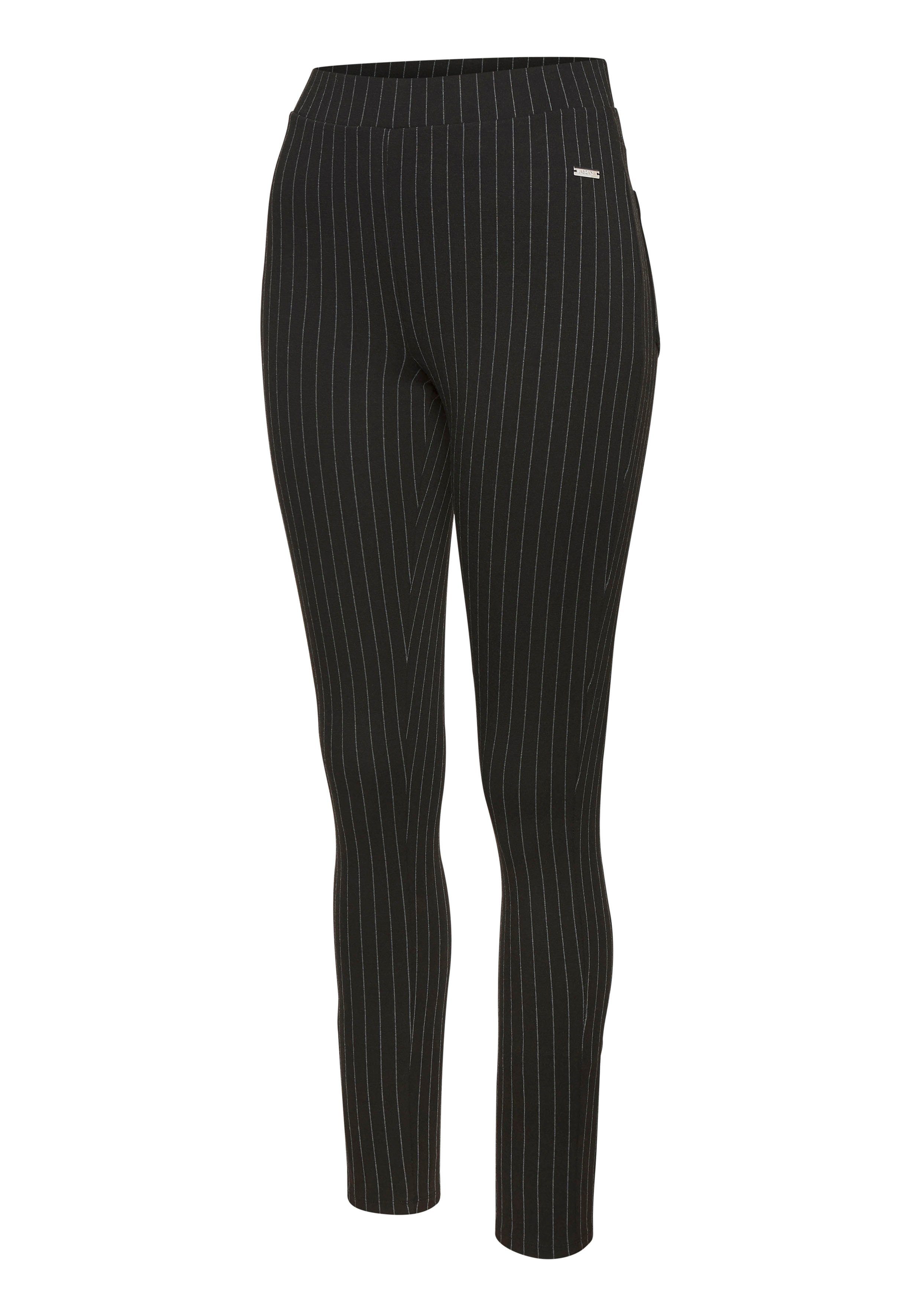 Lascana Legging met krijtstrepen