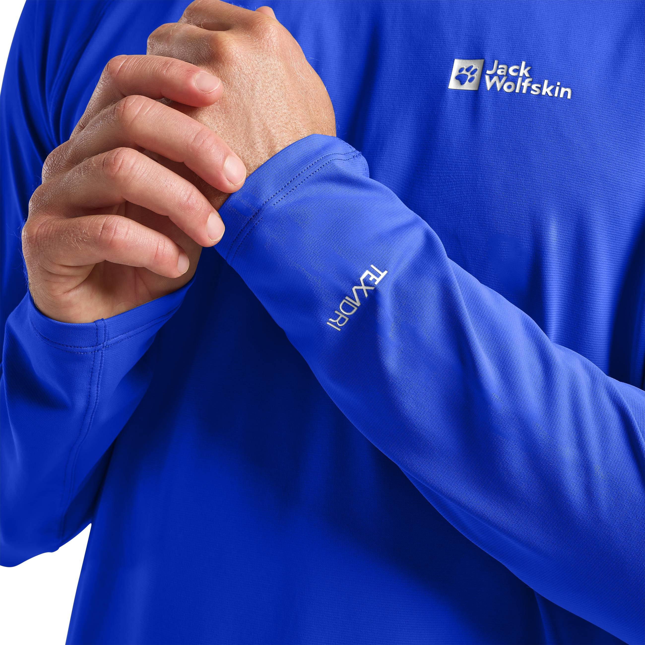 Jack Wolfskin Shirt met lange mouwen PRELIGHT SWIFT LS M