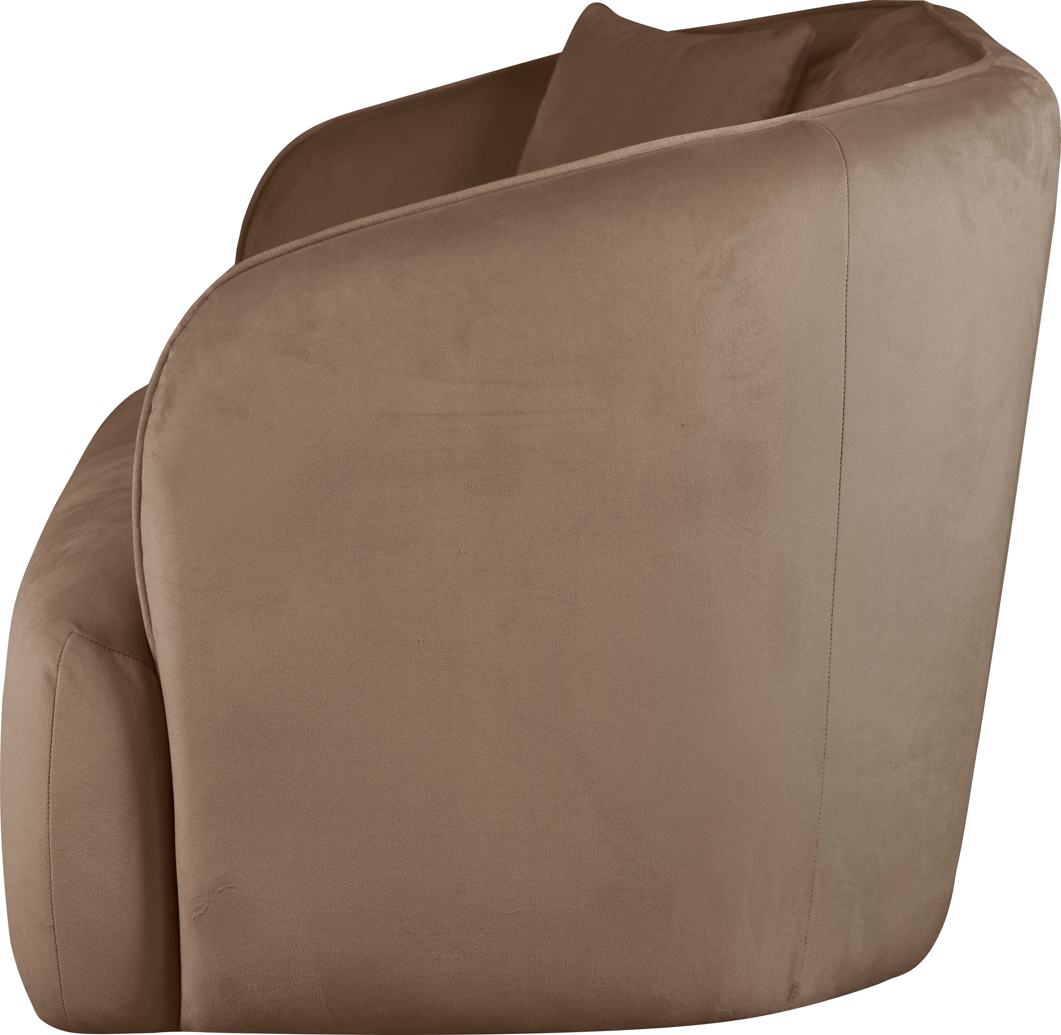 andas Fauteuil Kreukelzone ook met bouclé-bekleding