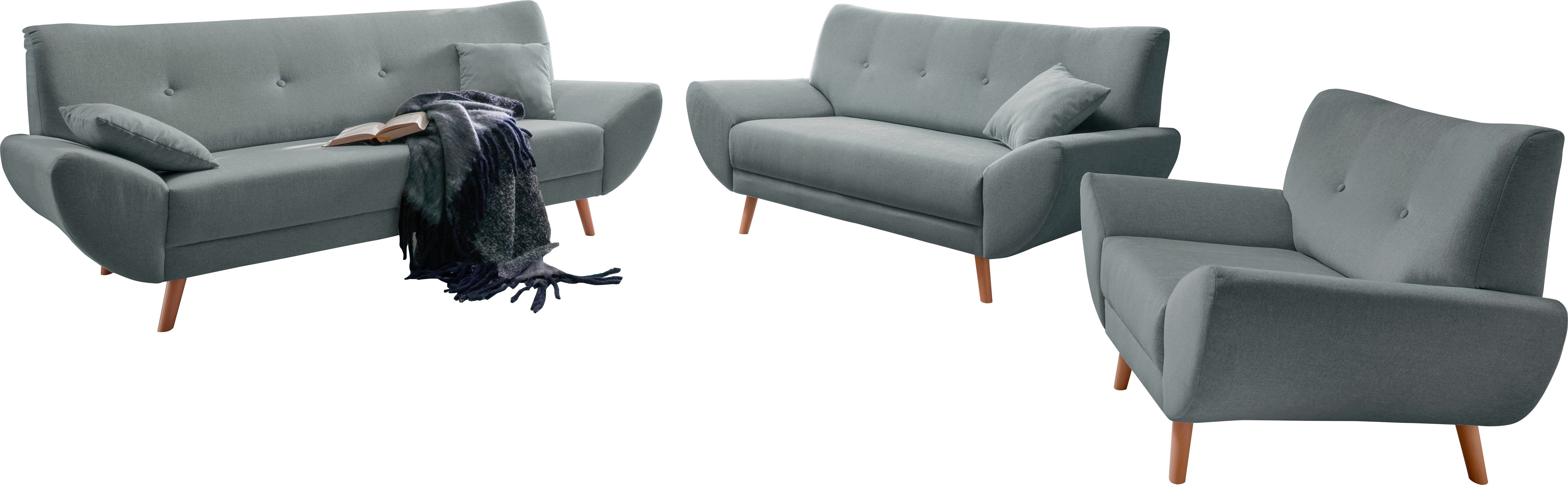 Home affaire Zithoek BASTA Comfortabele golfvering (3-delig)