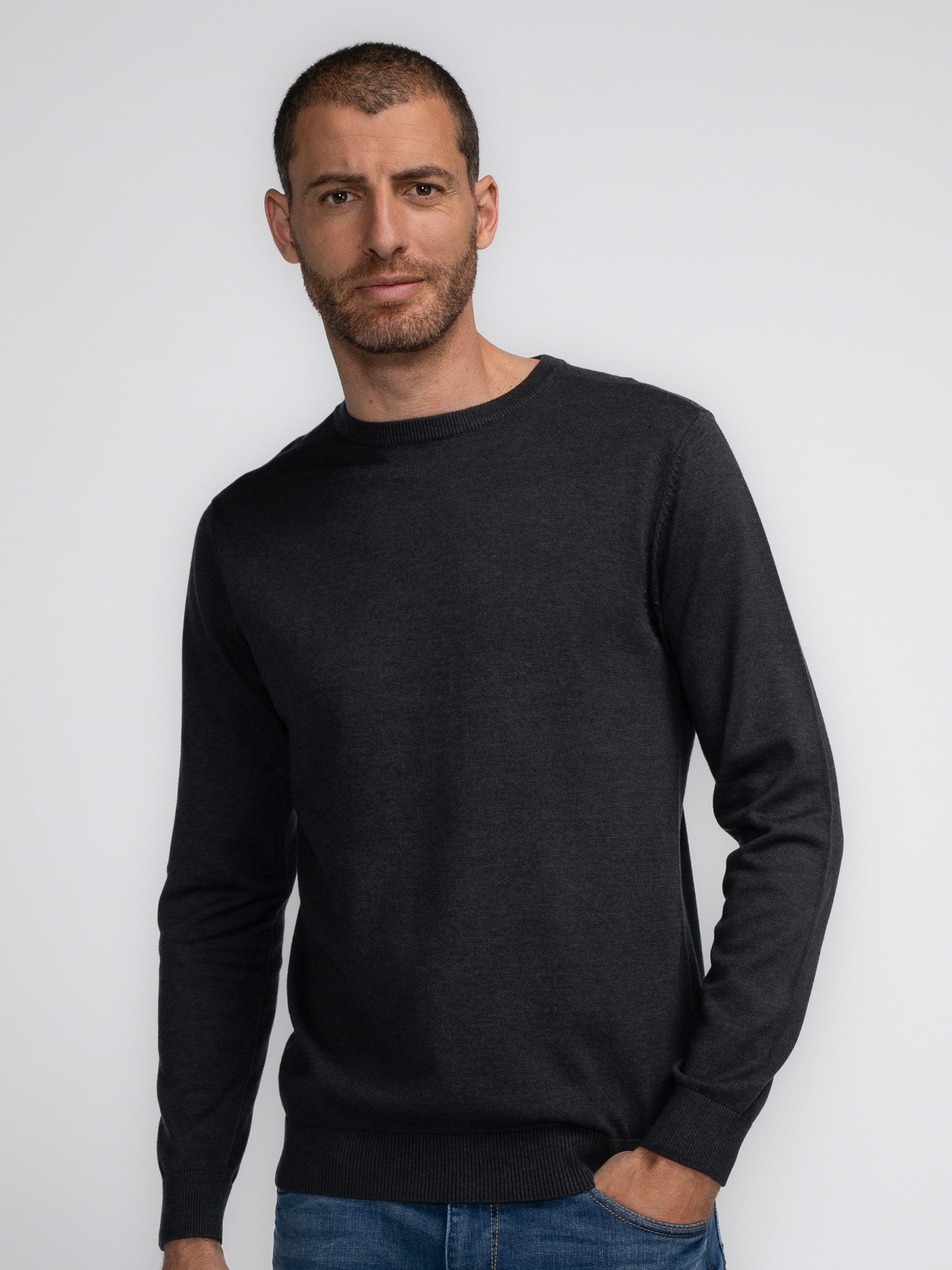 Petrol Industries Trui met ronde hals Men Knitwear Round Neck Basic