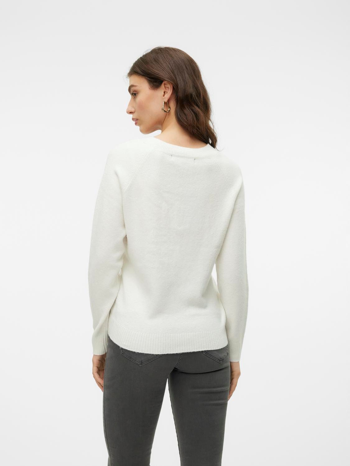 Vero Moda Trui met ronde hals VMDOFFY LS O-NECK BLOUSE GA NOOS