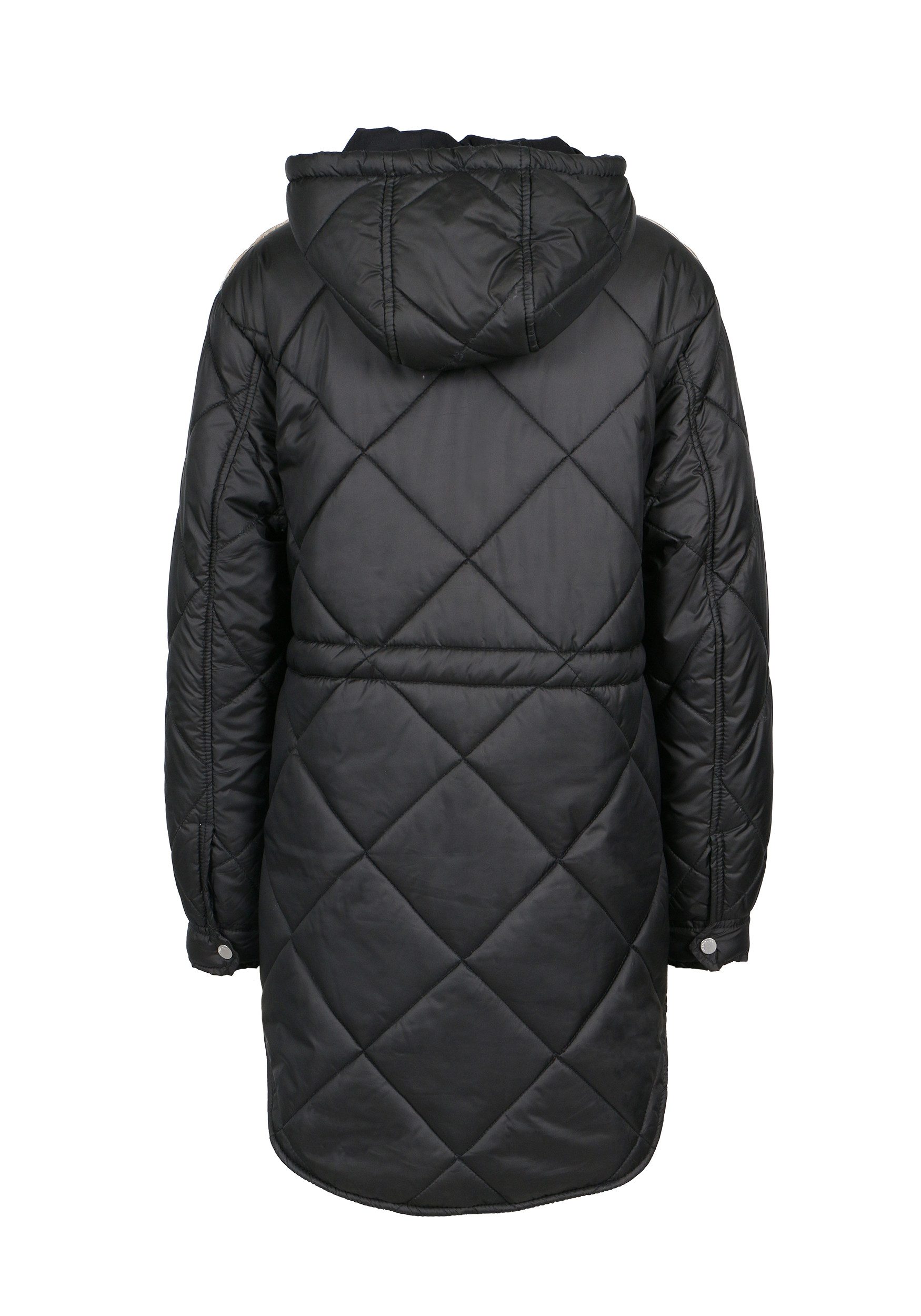 Freaky Nation Lange, leren jas Alpin Parka-FN