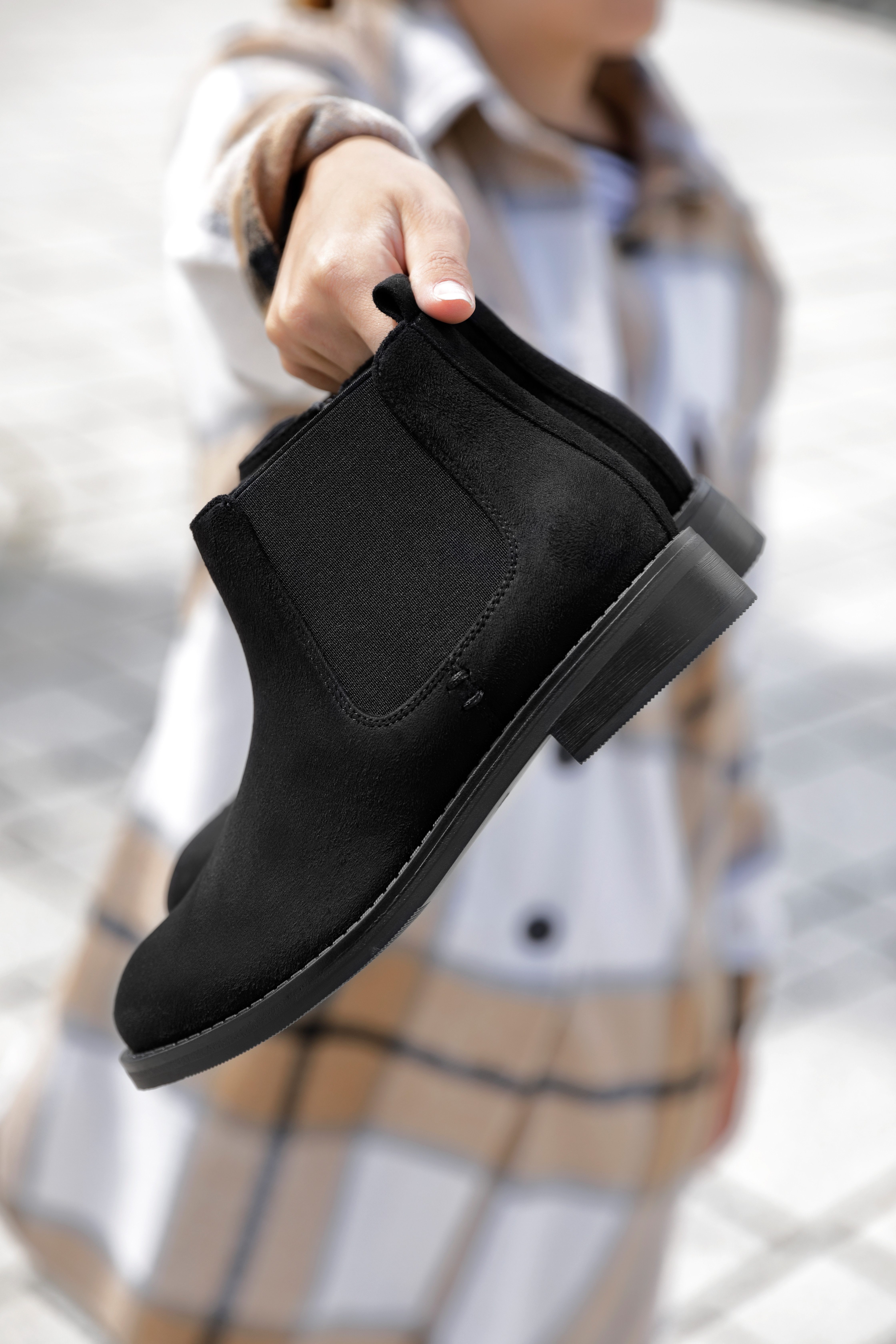 Aniston SHOES Chelsea-boots ankle boot, block heel, with wide stretch - new collection
