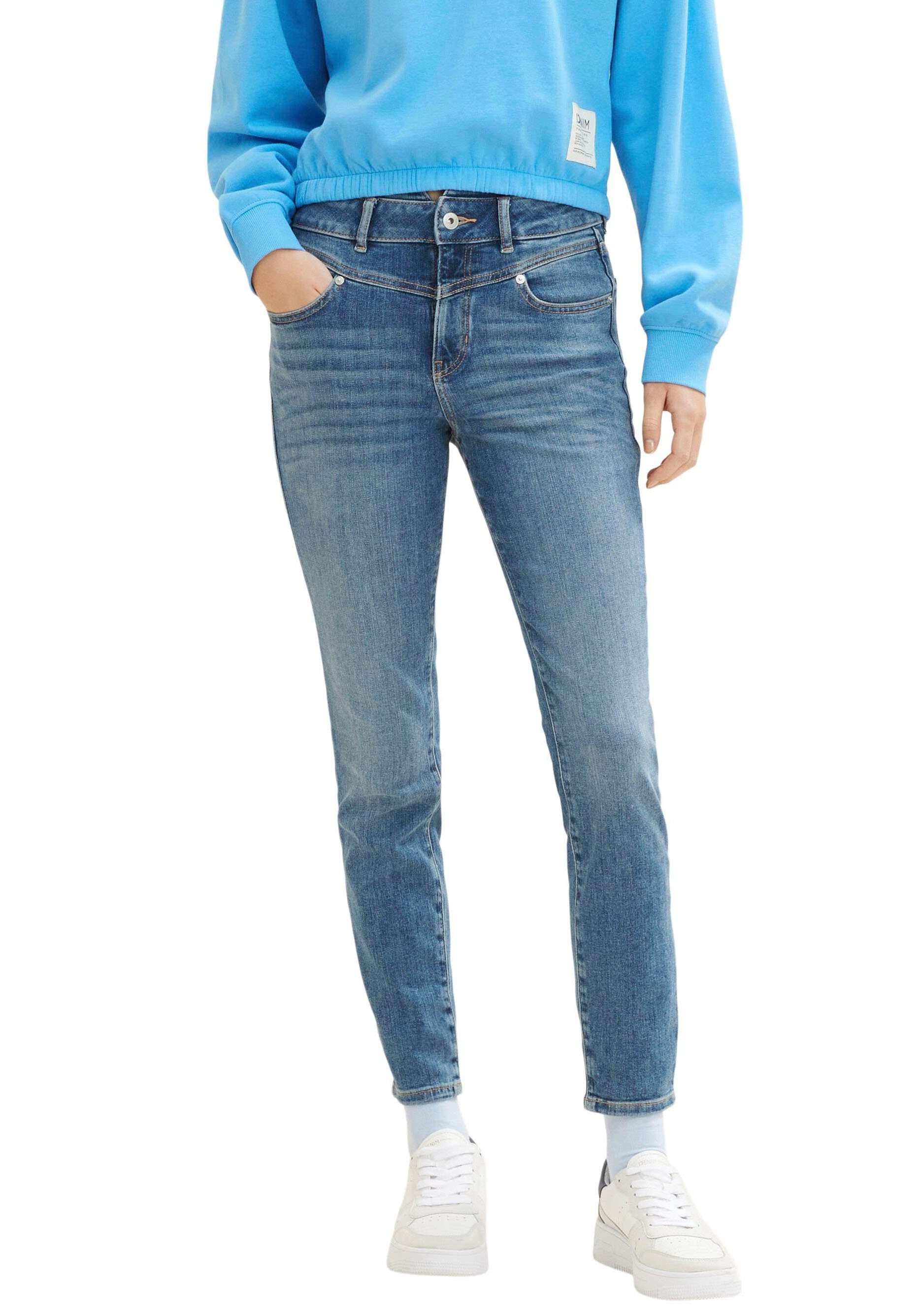 Tom Tailor Denim High-waist jeans Janna Extra Skinny Ankle Jeans (1-delig)