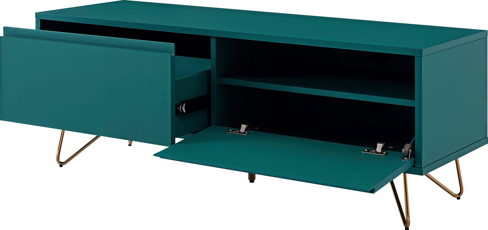 SalesFever Tv-meubel Commode met kleppendempers, hairpin benen