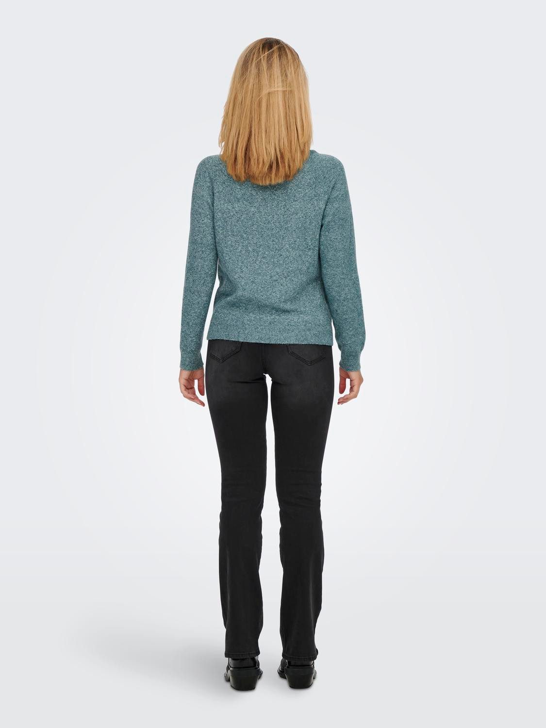 Only Trui met ronde hals ONLRICA LIFE L/S PULLOVER KNT NOOS