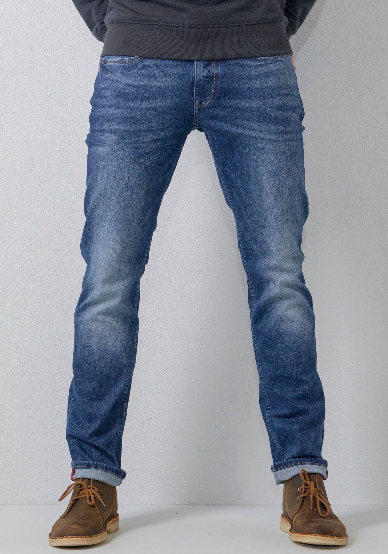 Petrol Industries Regular fit jeans Russel heren straight jeans maat 33 blauw
