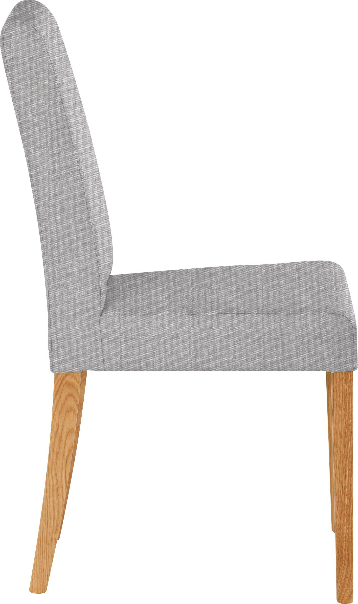 Home affaire Stoel met 4 poten Bologna Frame van massief hout (set)