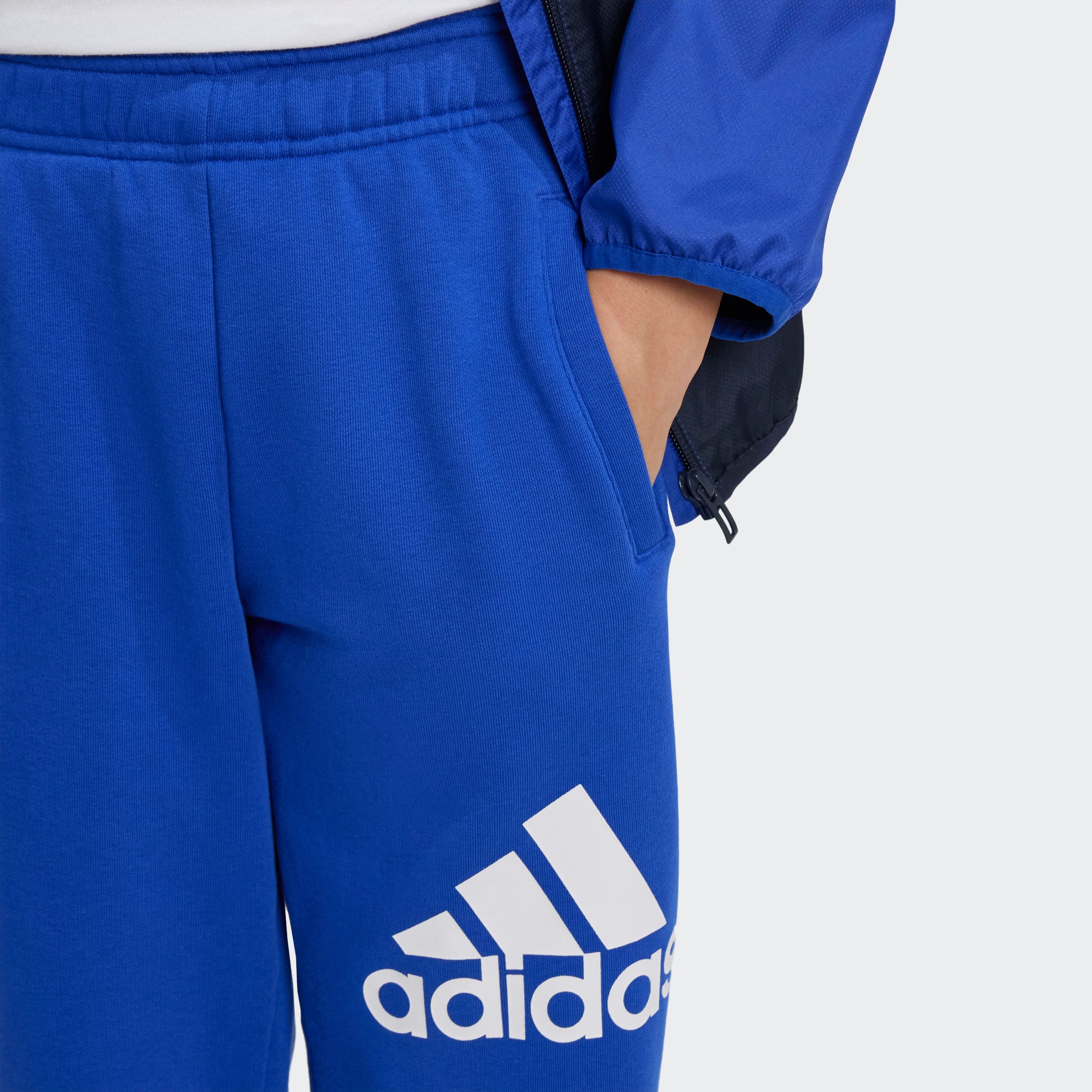 adidas Sportswear Sportbroek ESSENTIALS REGULAR FIT BIG LOGO COTTON BROEK (1-delig)