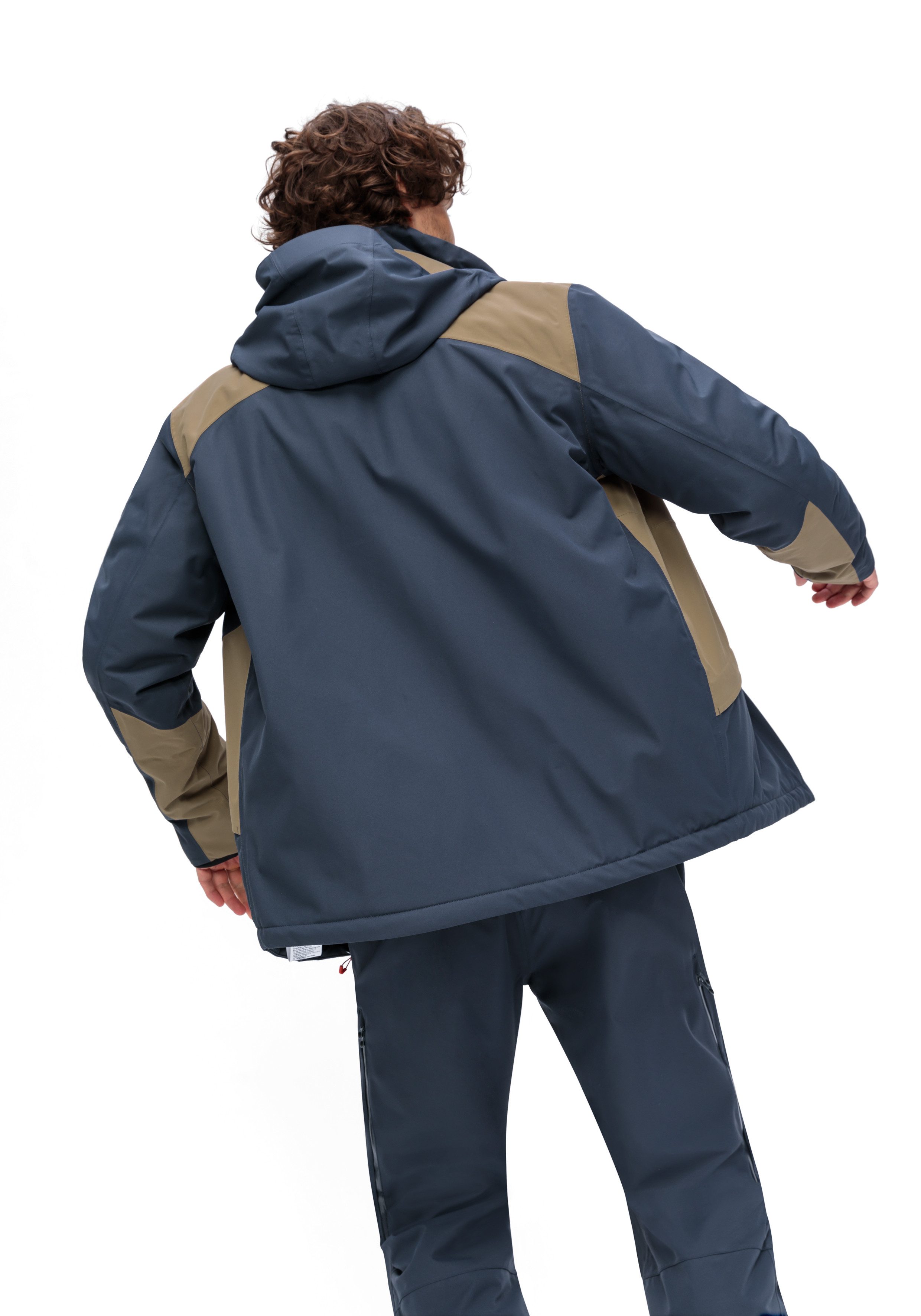 Maier Sports Ski-jack Bukovel Heren winterjack met ritszakken en capuchon waterdicht