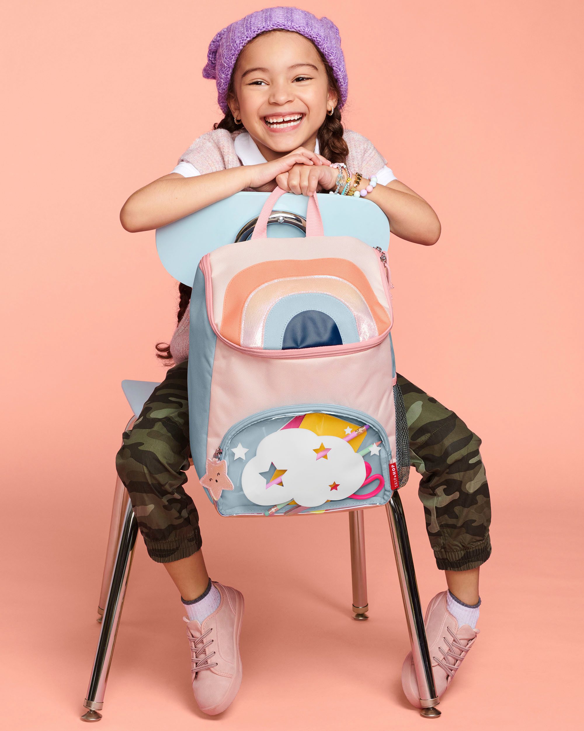 Skip Hop Kinderrugzak Spark Stijl Regenboog, groot