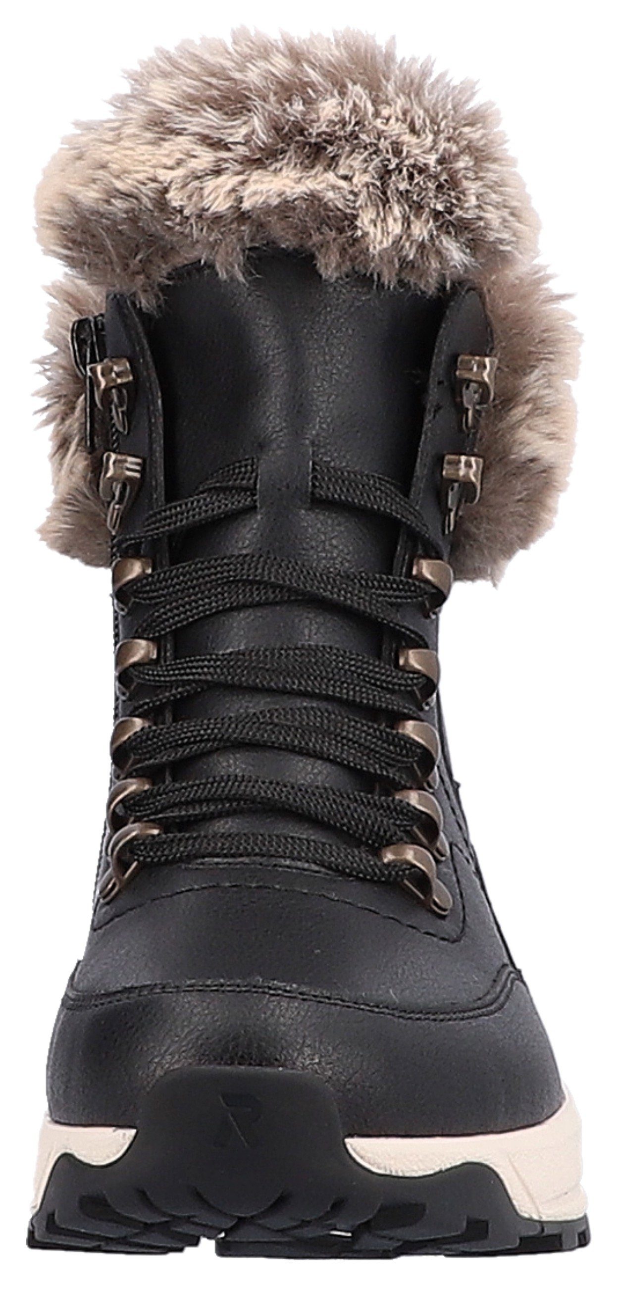 RIEKER Sport Winterlaarzen Hightop sneakers, veterschoenen, winterlaarzen met lamswolvoering