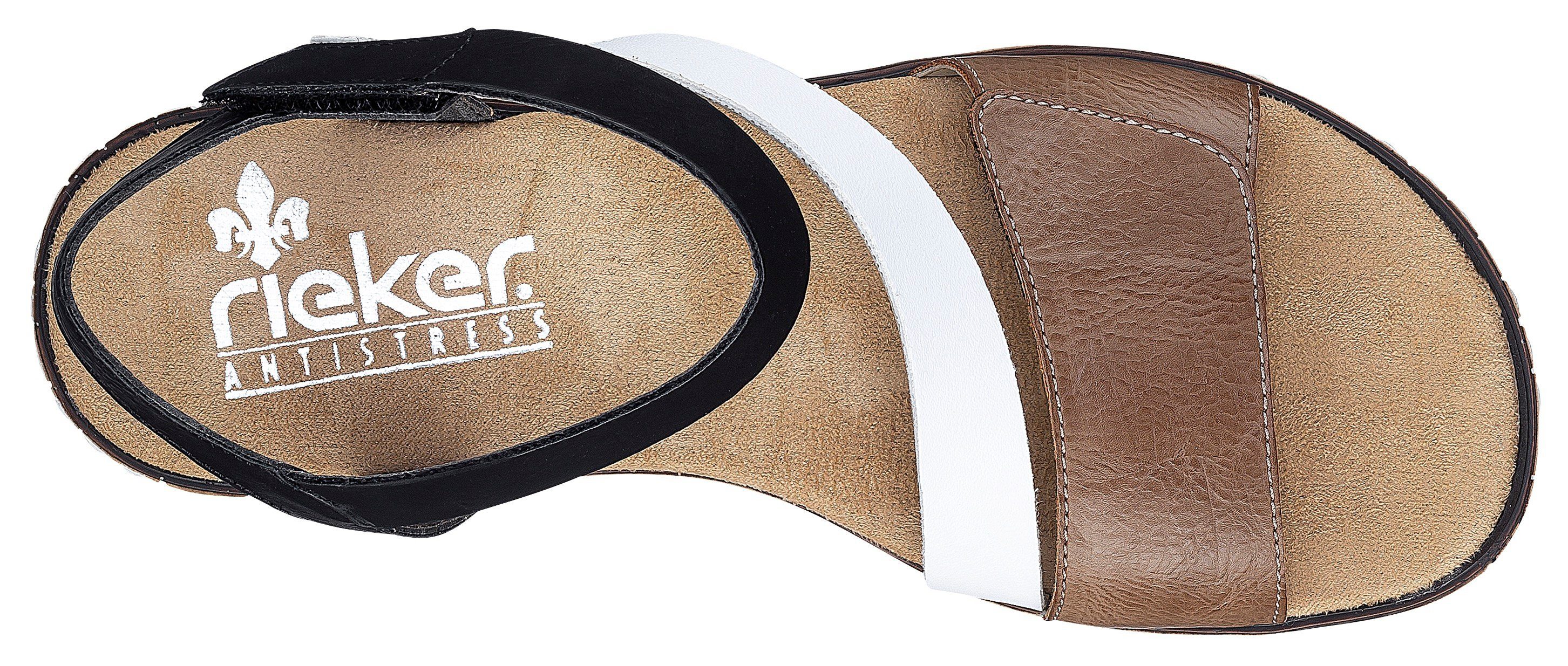 Rieker Sandalen zomerschoen, sandaal, sleehak, in moderne look