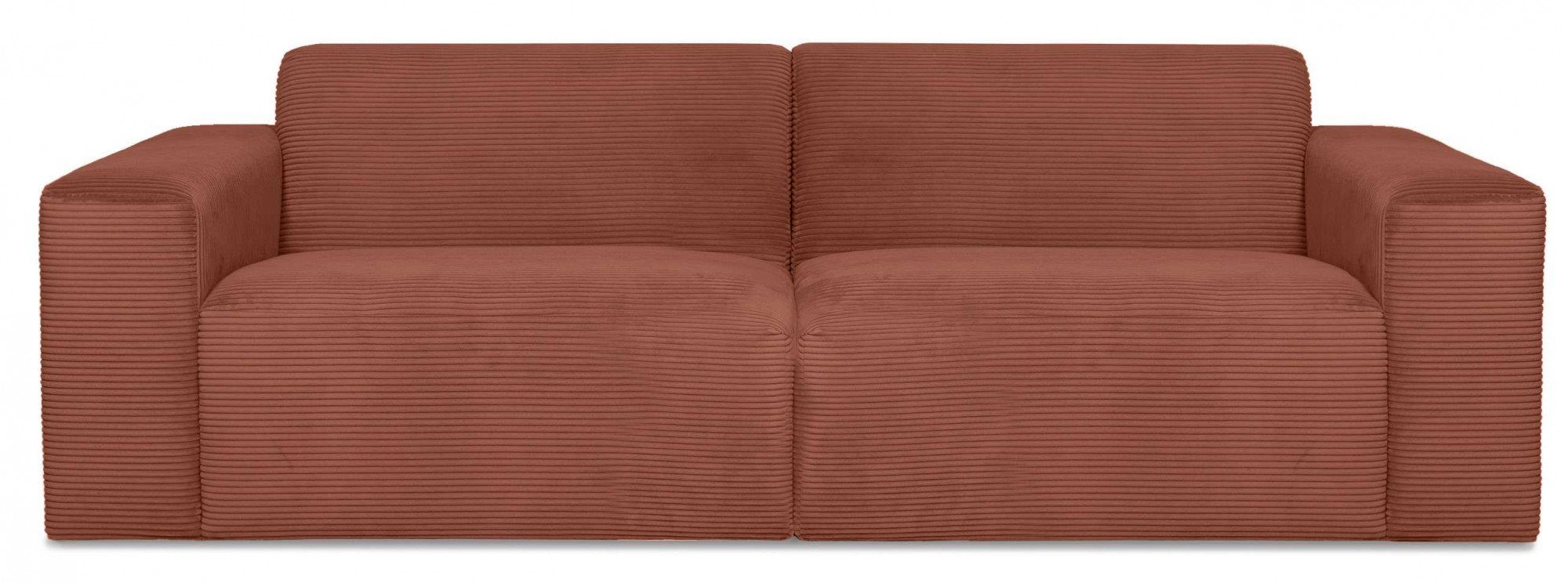 INOSIGN 3-zitsbank Koa, 228 cm, modulair bankstel in webstof, cord Designbank in corduroy, zachte lounge-zitcomfort
