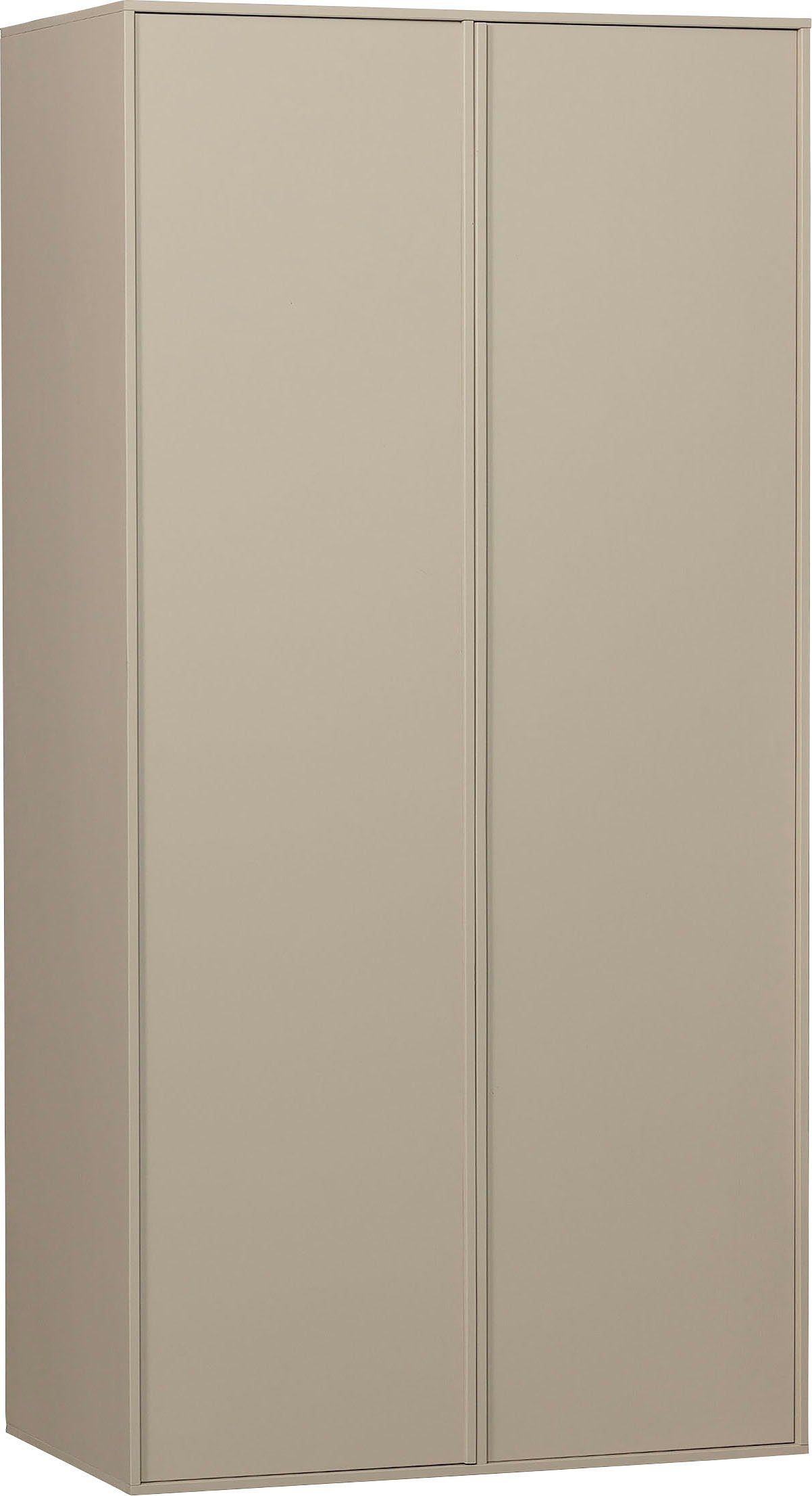 WOOOD Multifunctionele kast Daily garderobekast met push-to-open functie, hoogte 200 cm, breedte 50 of 100 cm