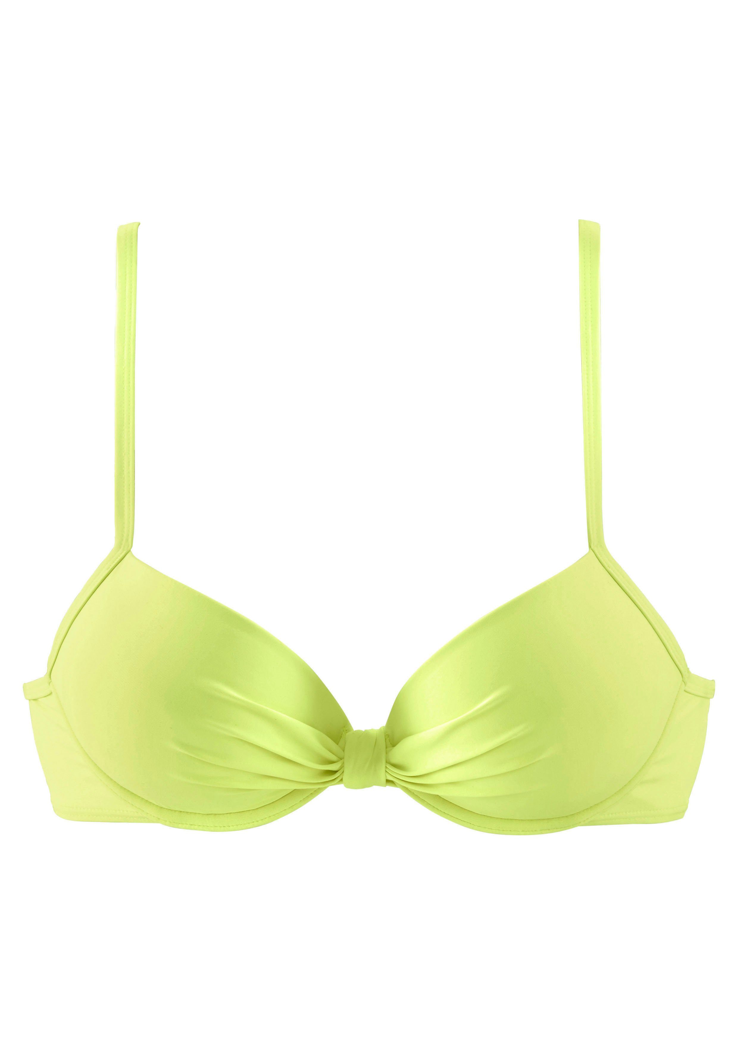 s.Oliver RED LABEL Beachwear Bikinitop met beugels Spain met aangerimpeld midden
