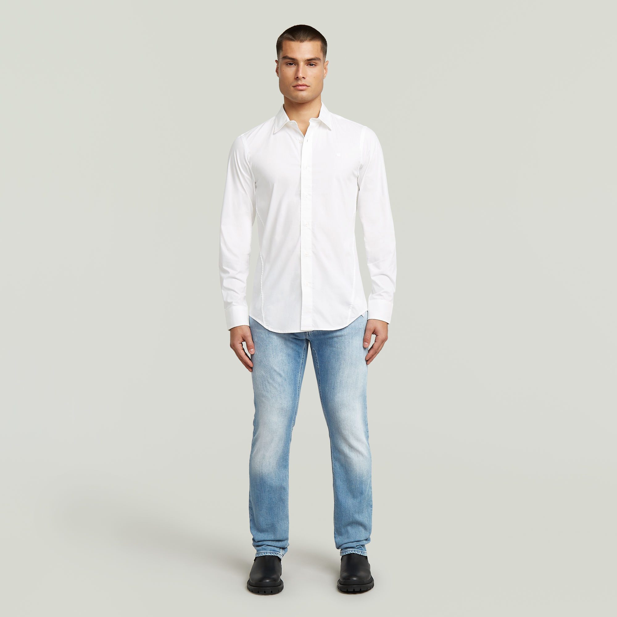G-Star RAW Overhemd met lange mouwen Uniform Slim Shirt ls