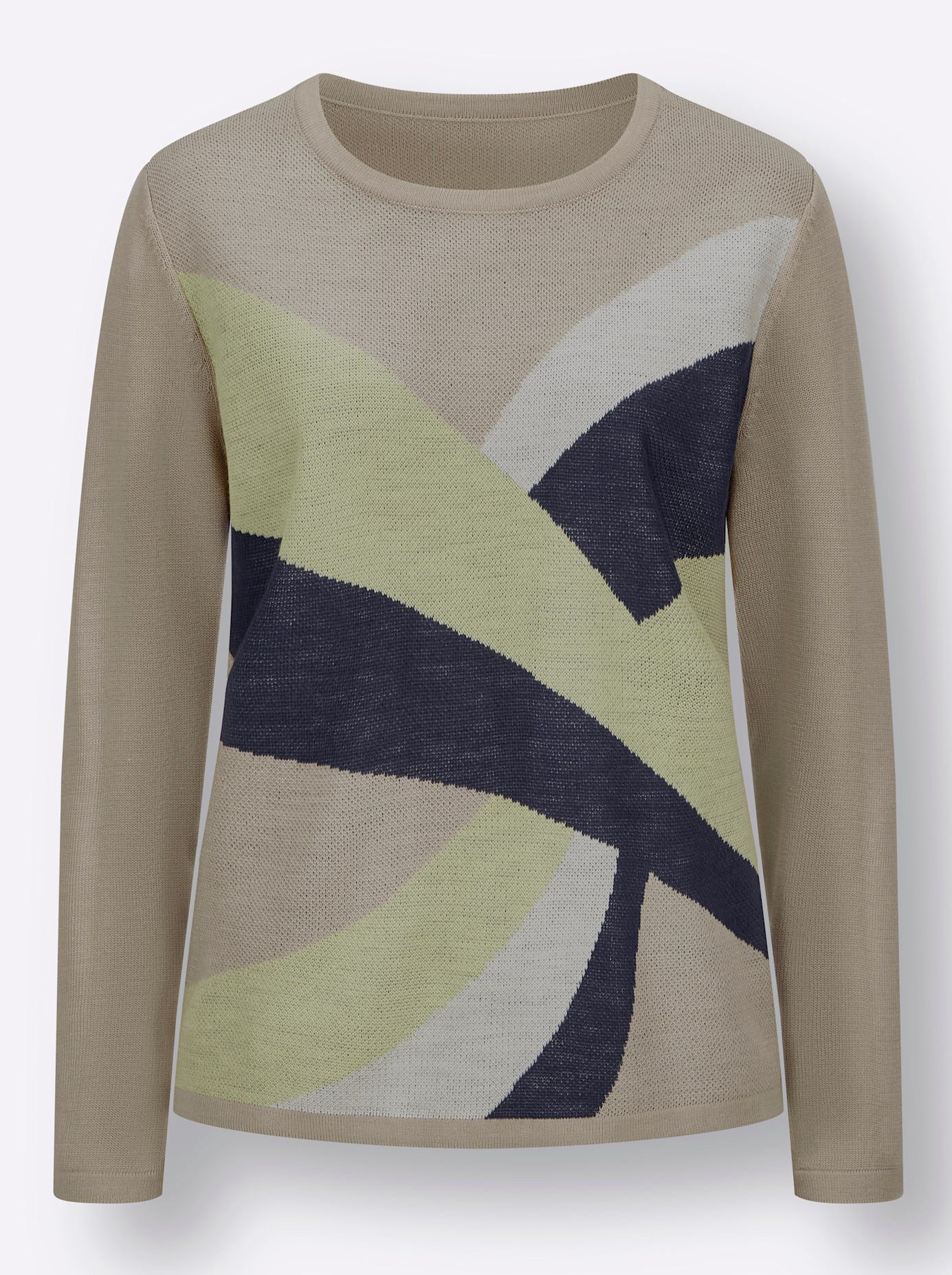 Classic Basics JacquardTrui met lange mouwen