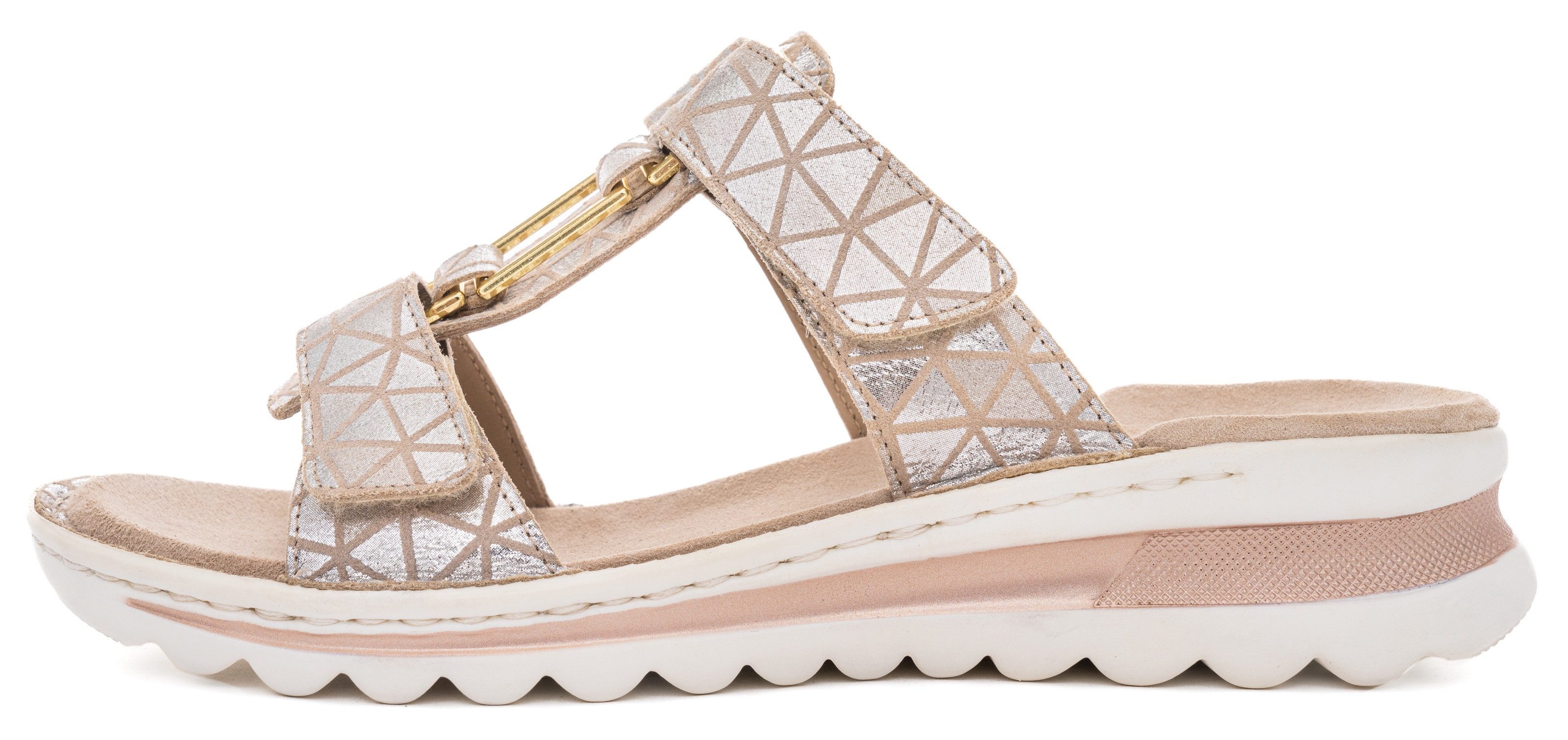 Ara Slippers TAMPA sleehak, zomerschoen, slippers met sieraandeel, g-breedte