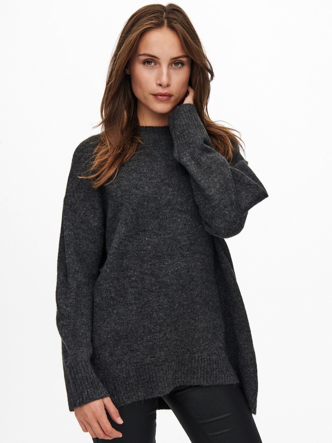 Only Gebreide trui ONLSILJA L/S LOOSE PULLOVER EX KNT