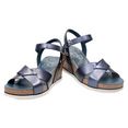 panama jack sandaaltjes vika shine met zacht voetbed blauw