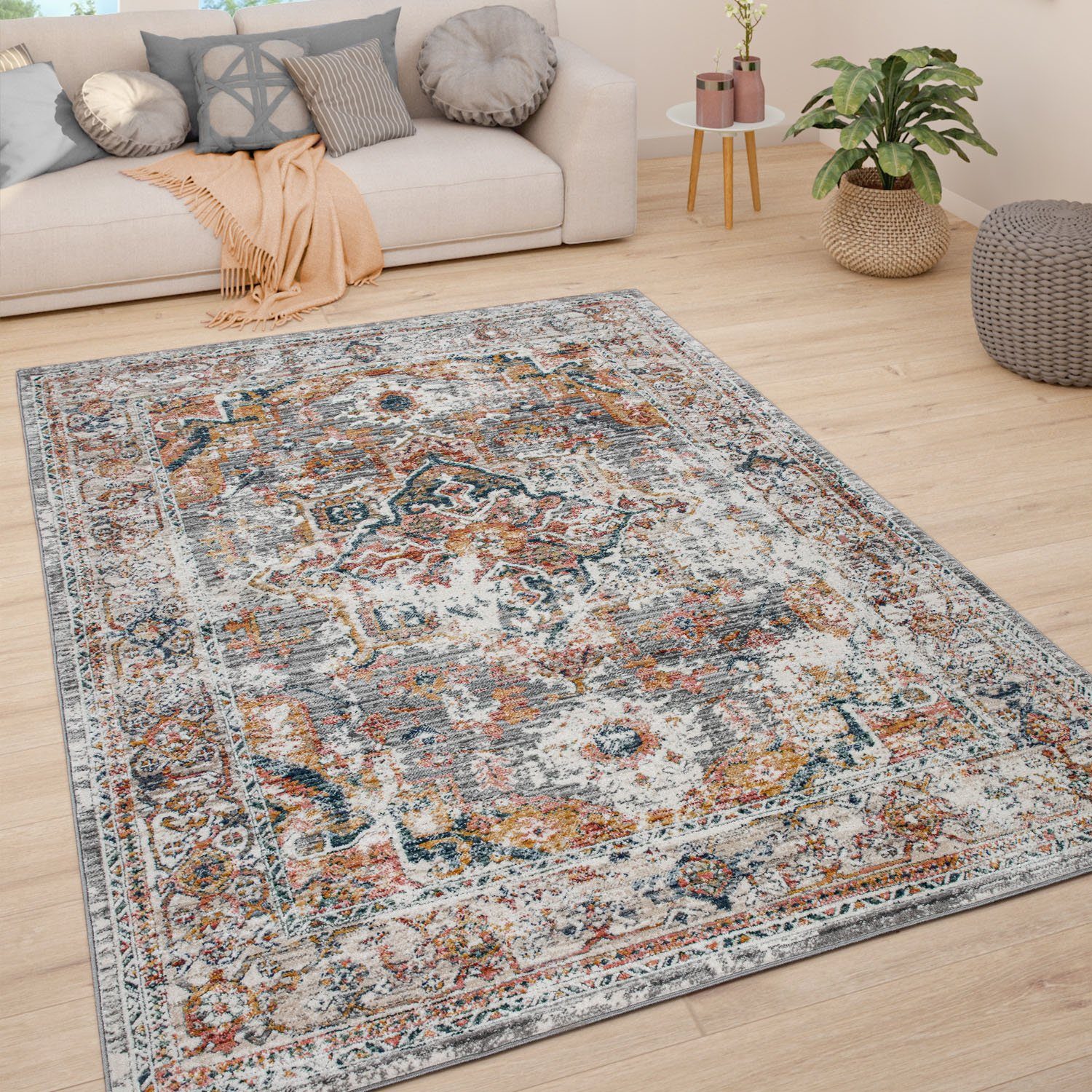Paco Home Vloerkleed Herbete 731 Korte pool, oriënt-look, vintage-design
