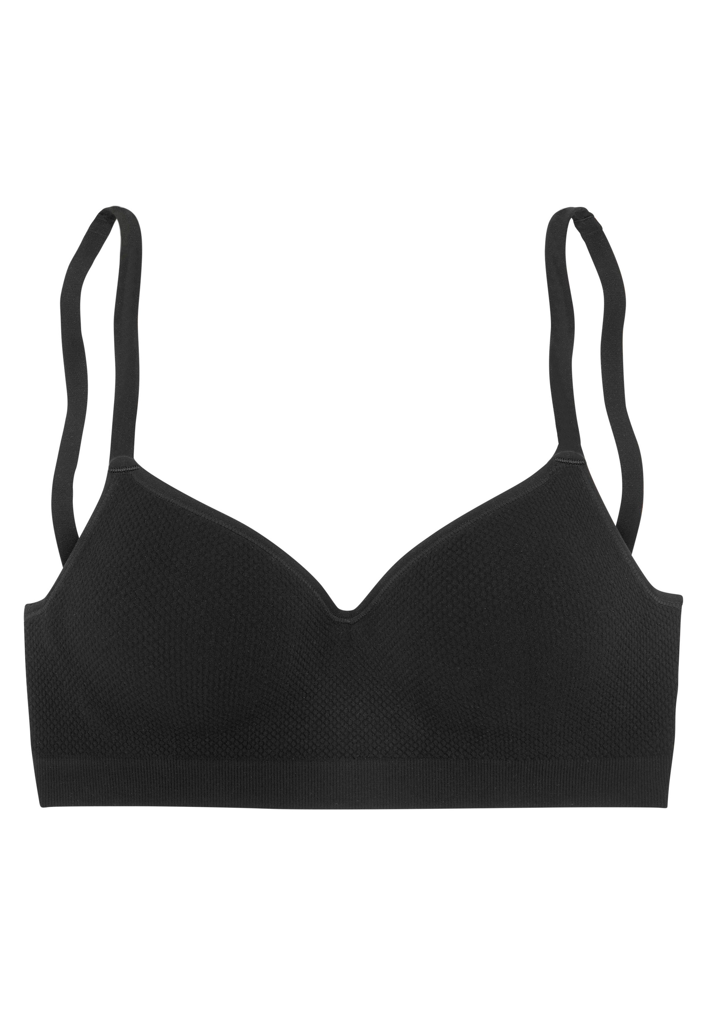 Lascana Push-up-bh COMFY BRA met beugel van zachte katoenmix, lingerie