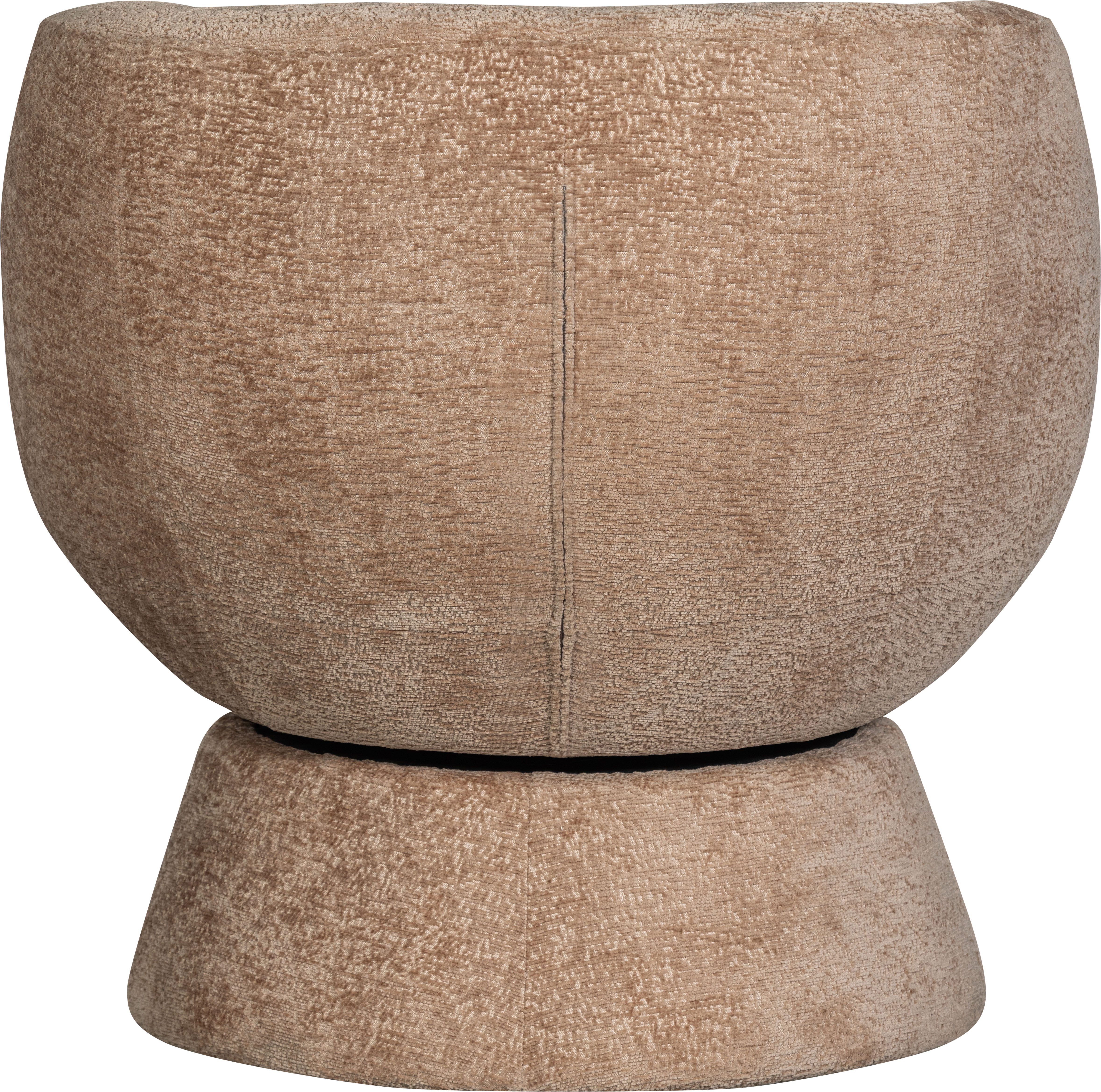 WOOOD Draaibare fauteuil Shuffle draaibaar in elke richting, ronde vorm, h 72 cm x b 73 cm