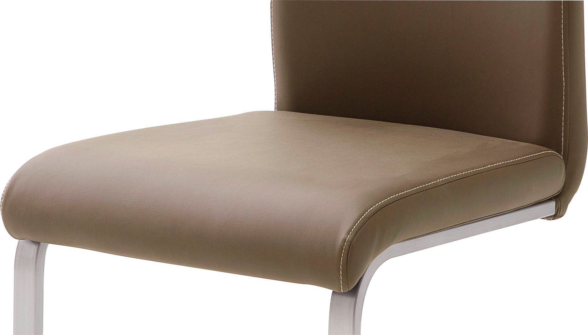 MCA furniture Vrijdragende stoel Paulo Stoel belastbaar tot 120 kg (set, 4 stuks)