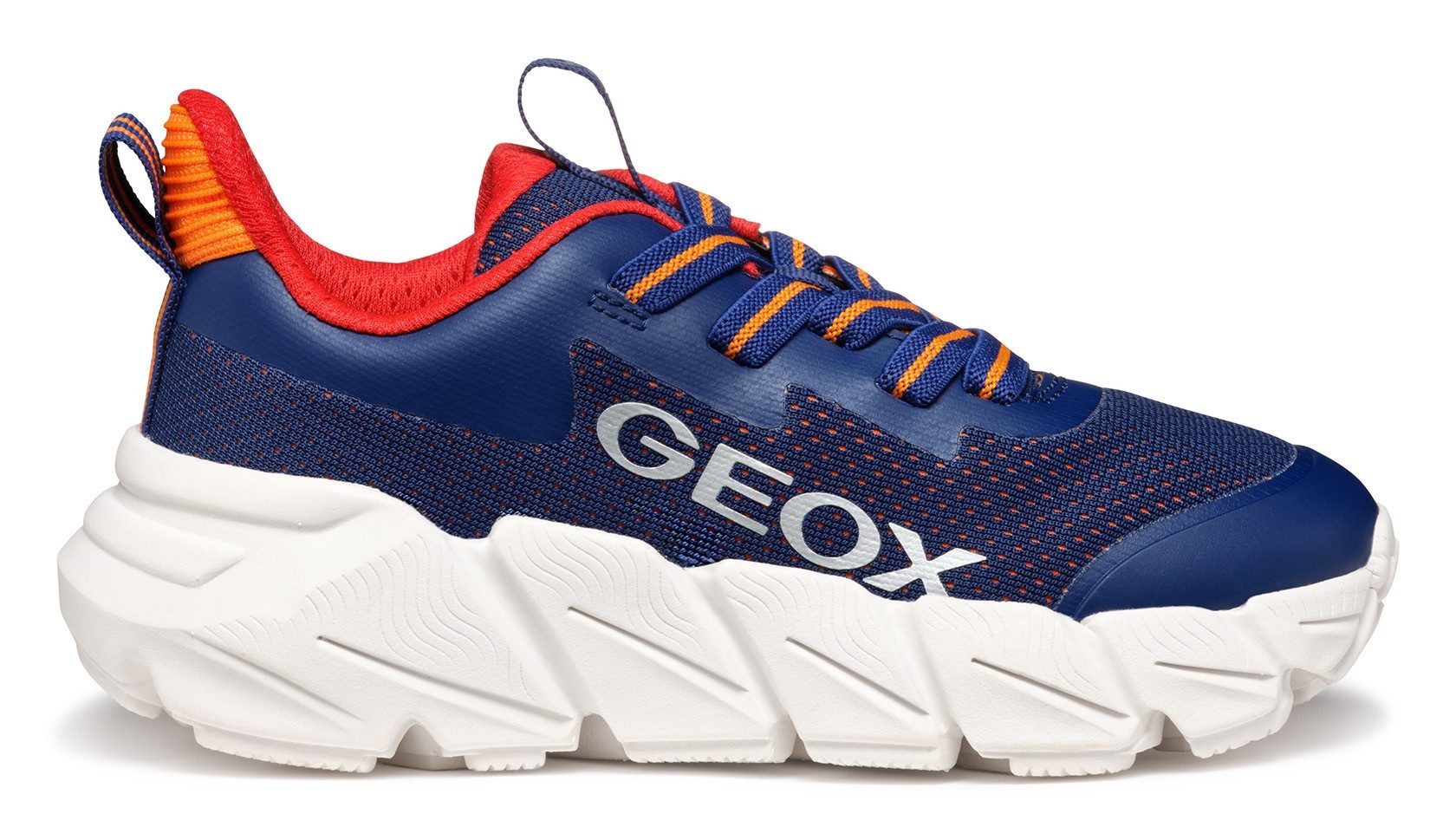 Geox Sneakers J FLEXYPER FAST BOY , chunky sneaker, loopschoen, sportschoen met praktische elastische band