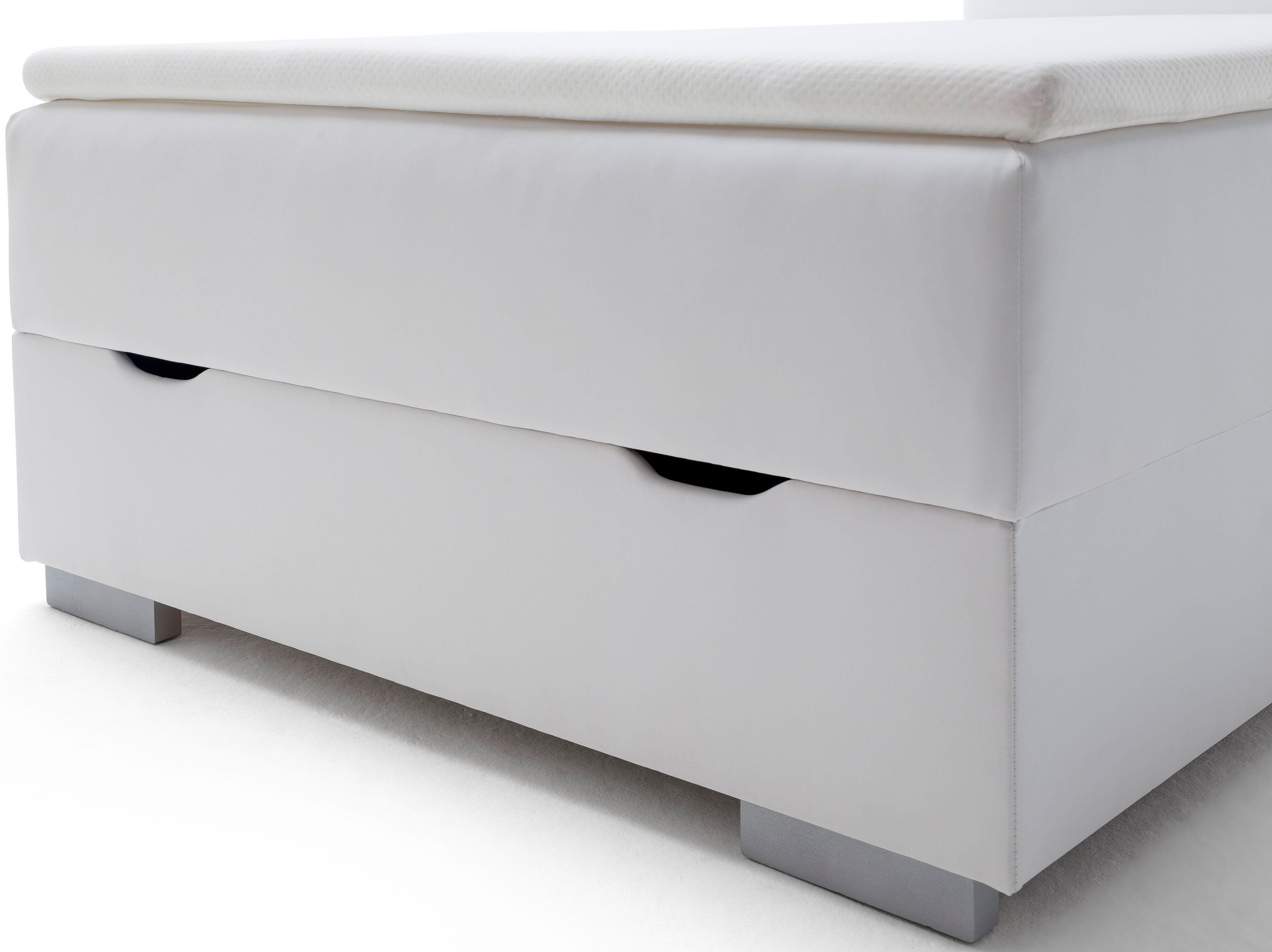 meise.möbel Boxspring Las Vegas 2 inclusief ledverlichting in het hoofdbord, met bedkist en topmatras