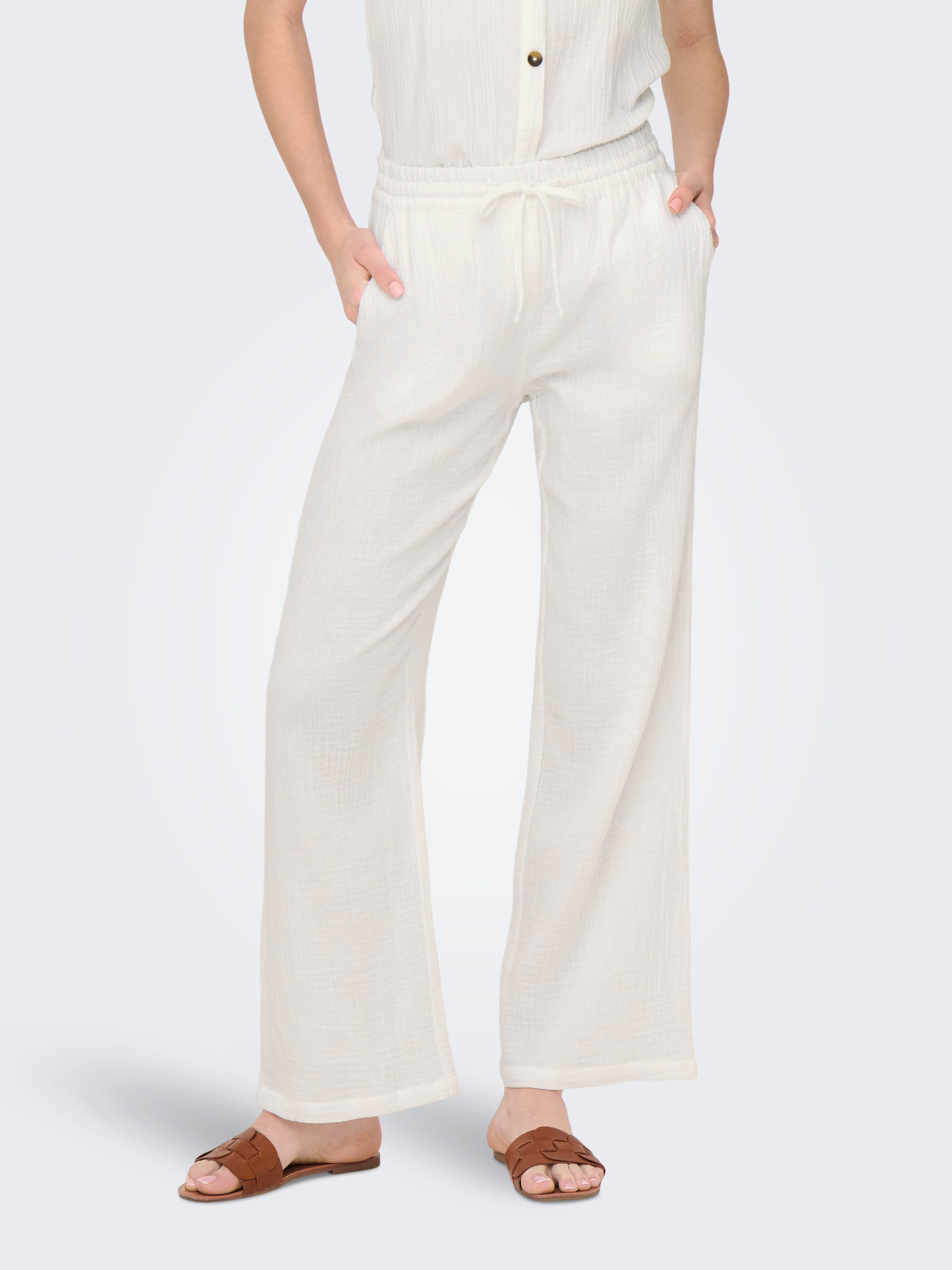 JDY Comfortbroek JDYTHEIS LIFE WIDE PANT WVN NOOS