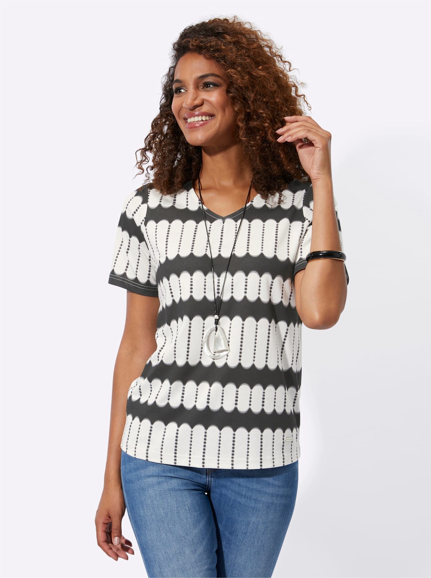 Casual Looks Shirt met korte mouwen Shirt (1-delig)