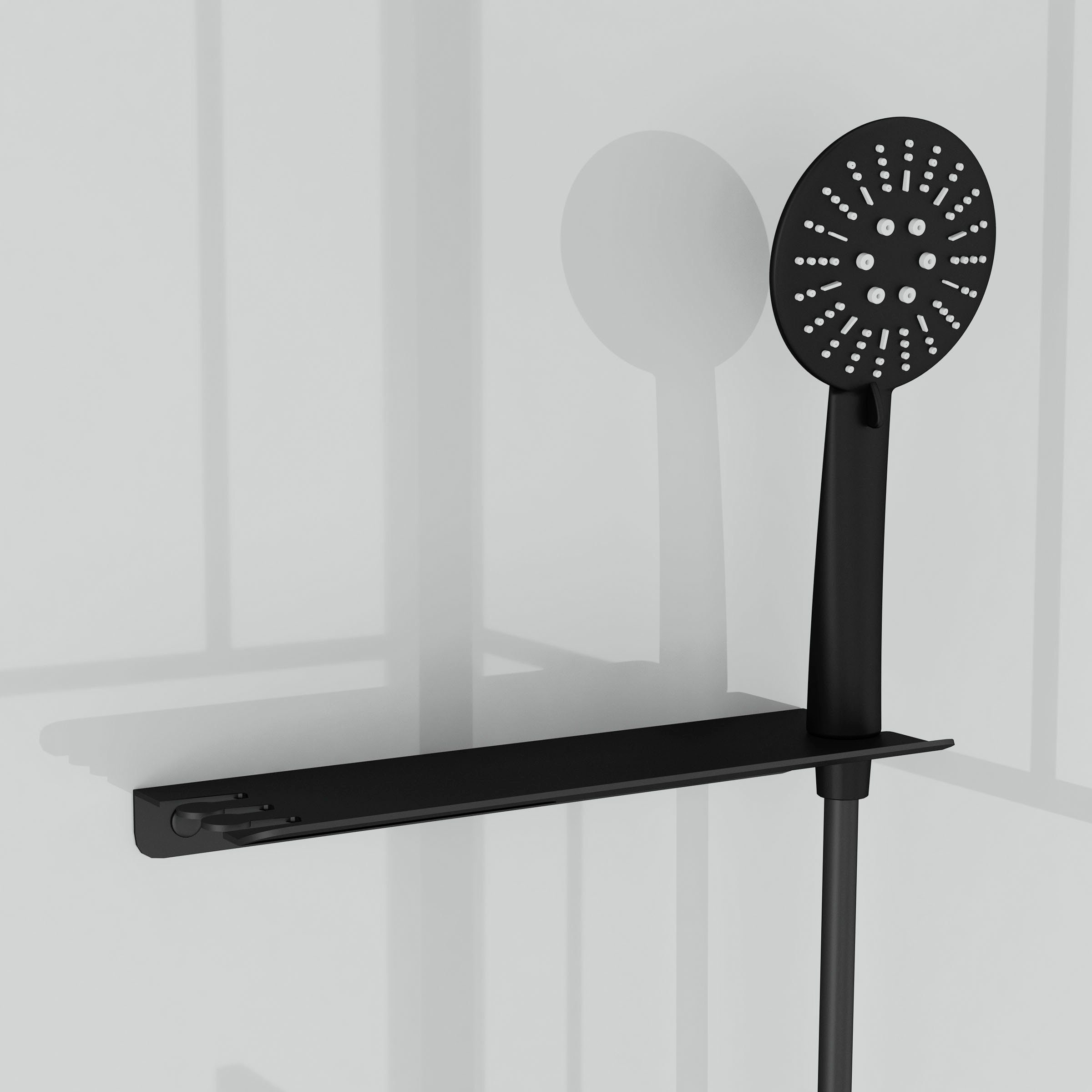 Marwell Complete douche Bricks inclusief kranen, 110 cm x 80 cm