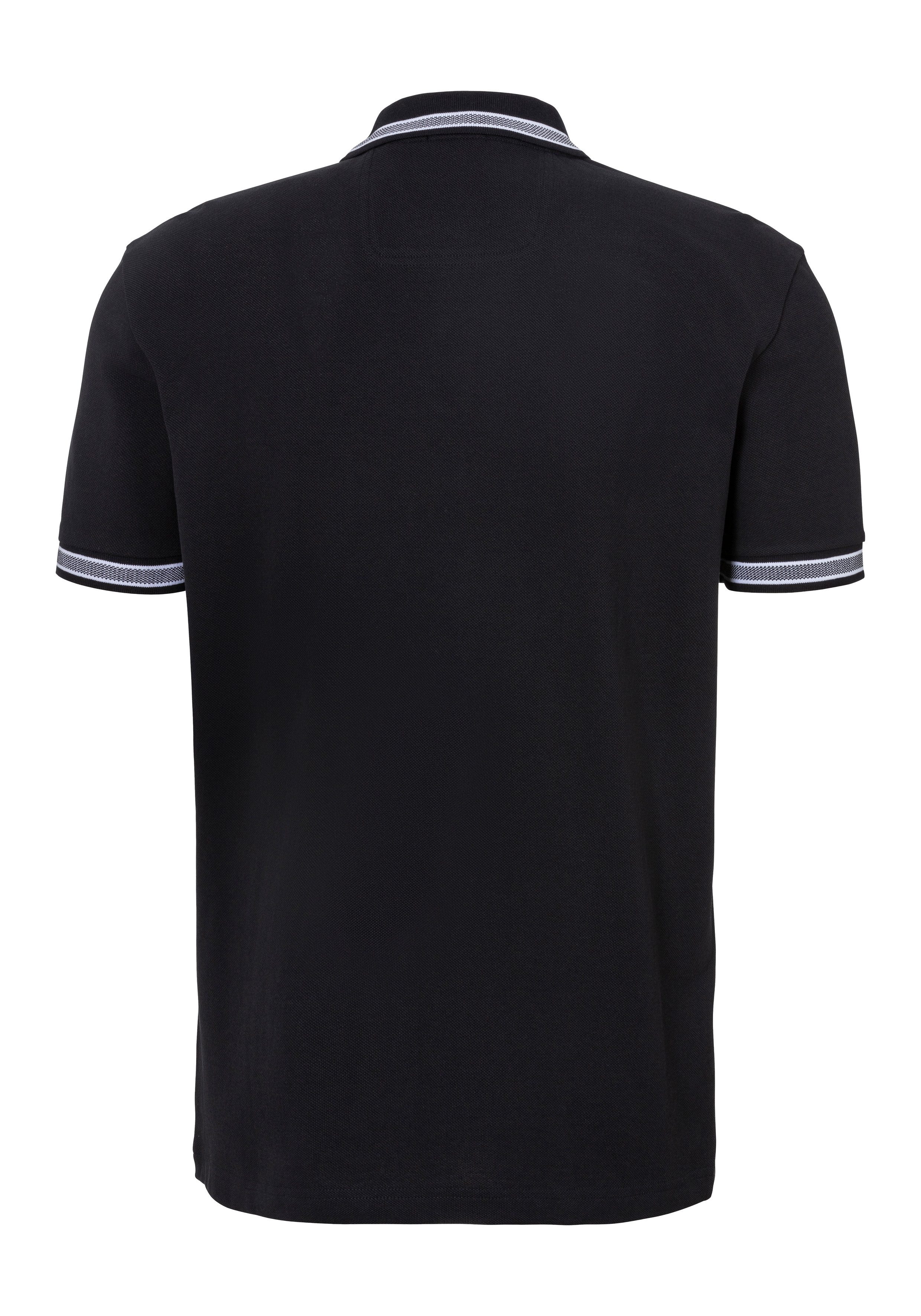 BOSS GREEN Poloshirt PADDY met contrasterende strepen aan de kraag
