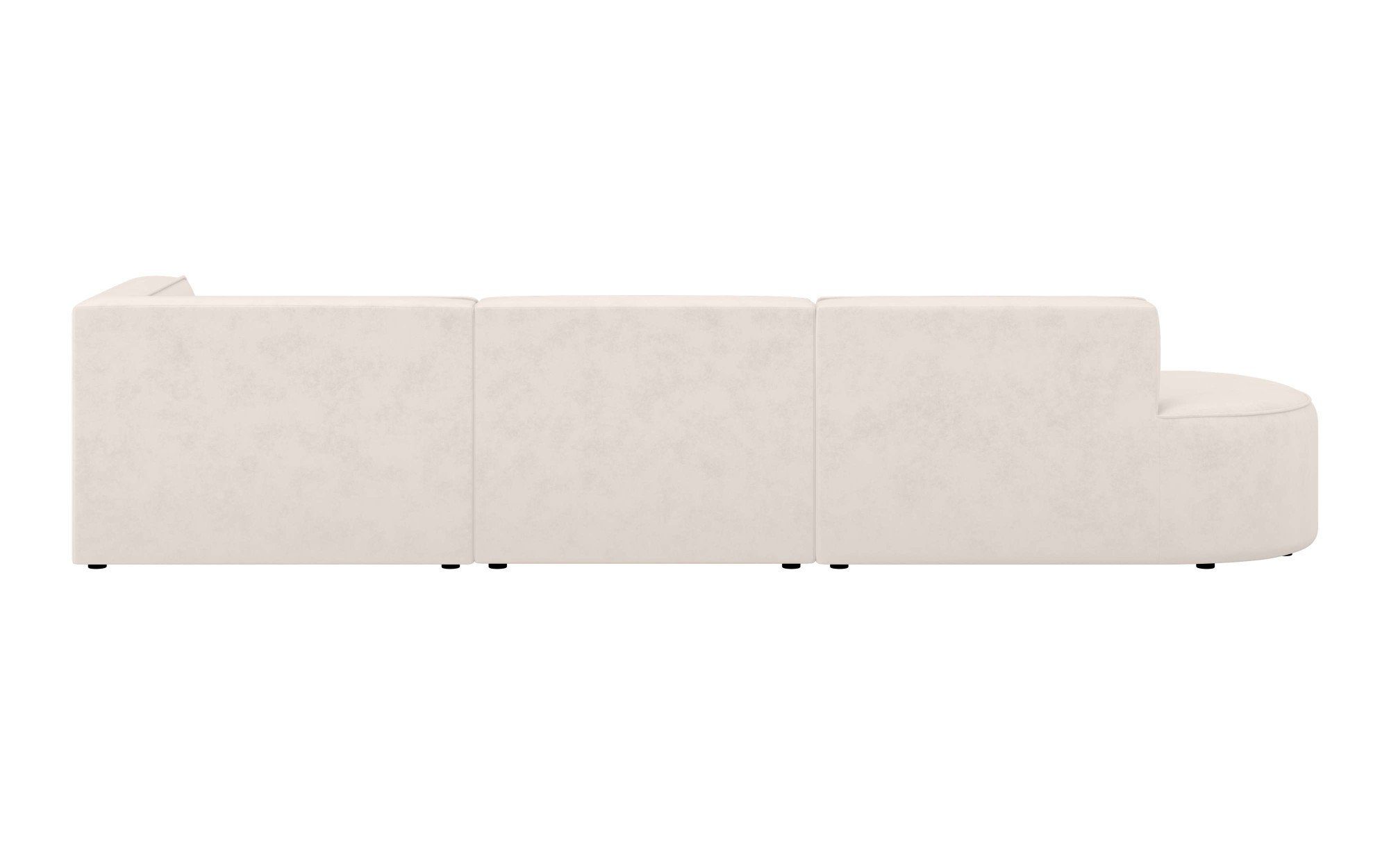 andas Hoekbank EIVIND designerbank met ottomane rechts/links, B/D/H: 343/159/72 cm