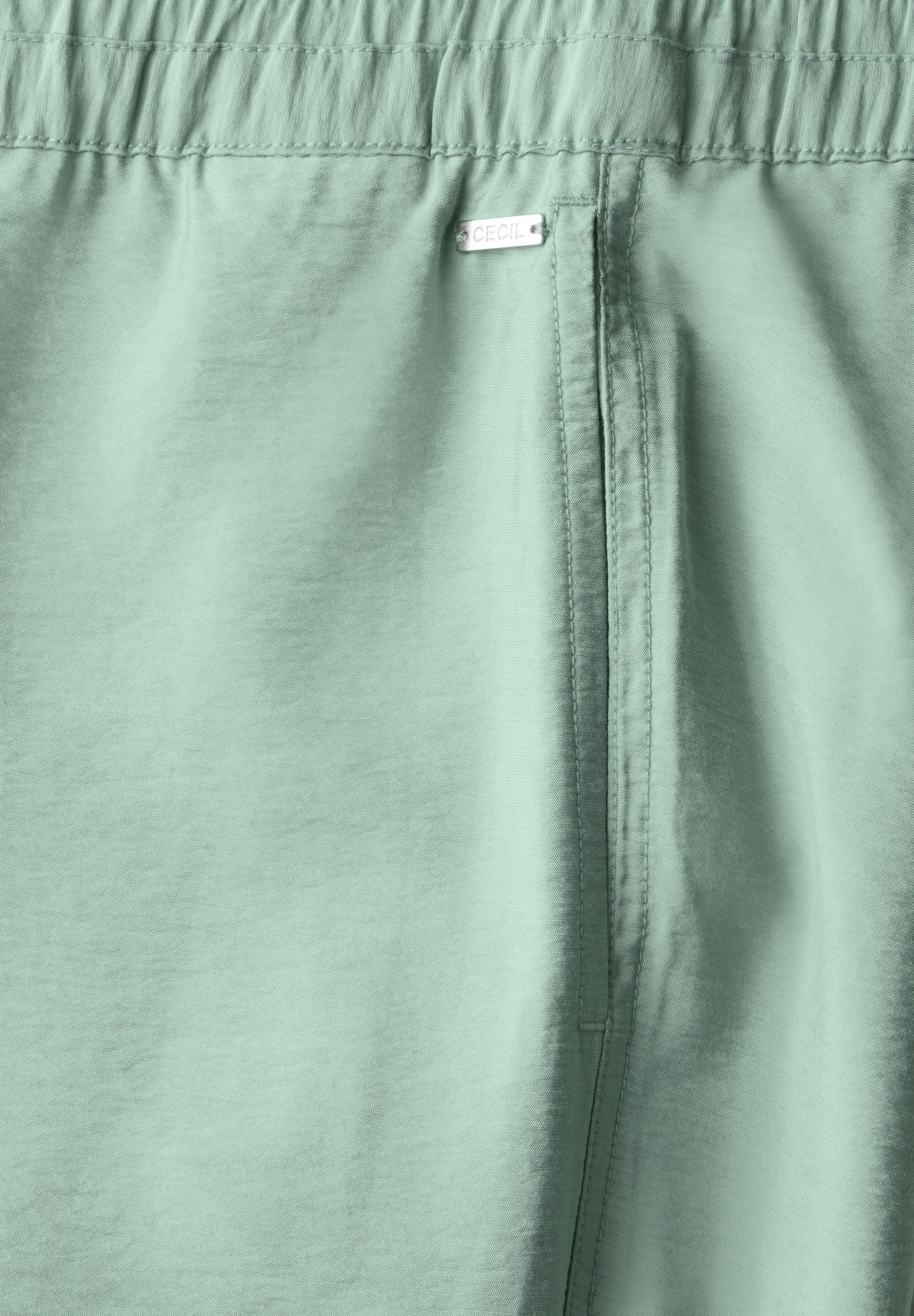 Cecil Stoffen broek Style Neele elastische band met rijgkoord
