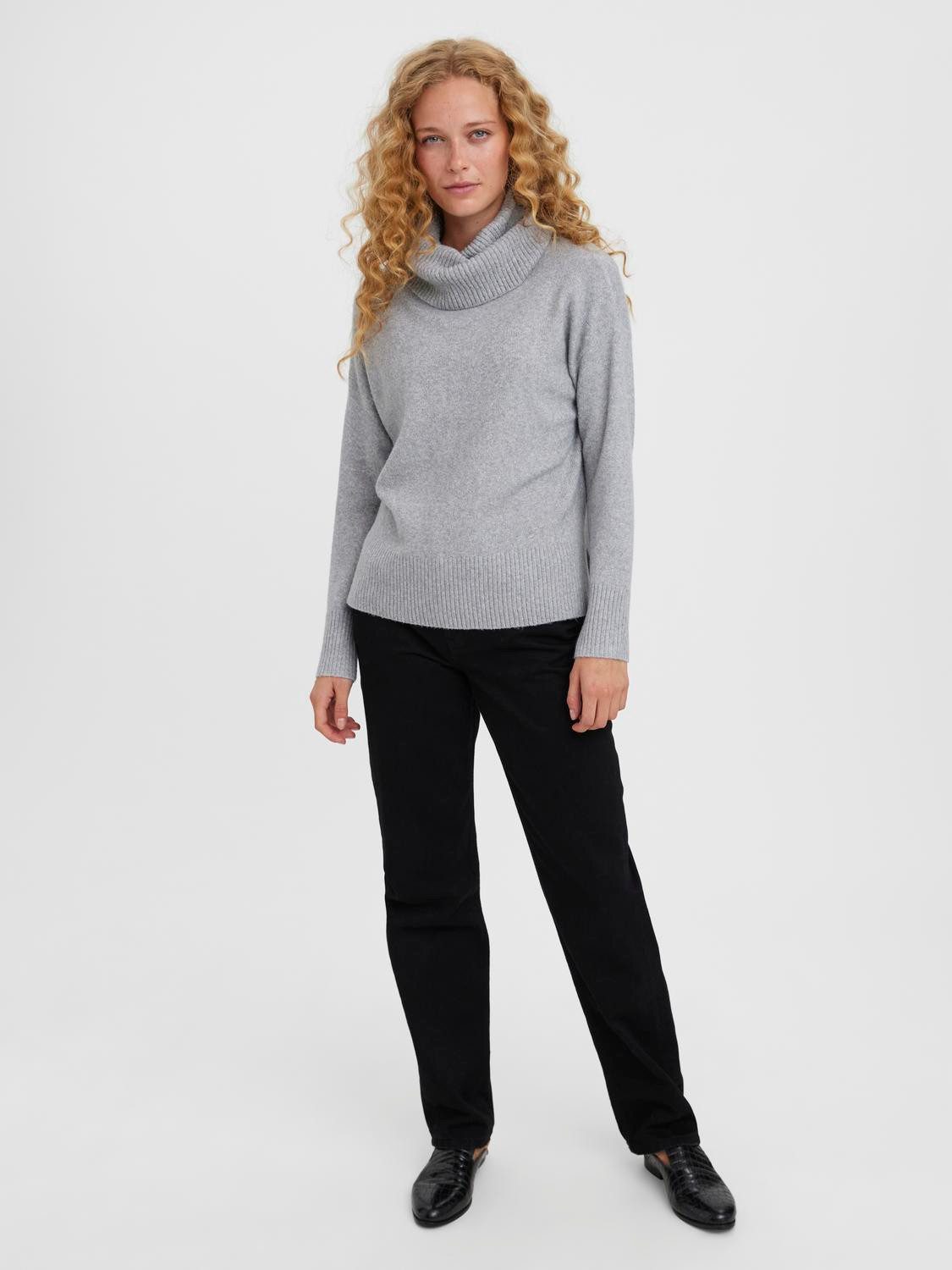 Vero Moda Coltrui VMDOFFY LS COWLNECK BLOUSE GA NOOS